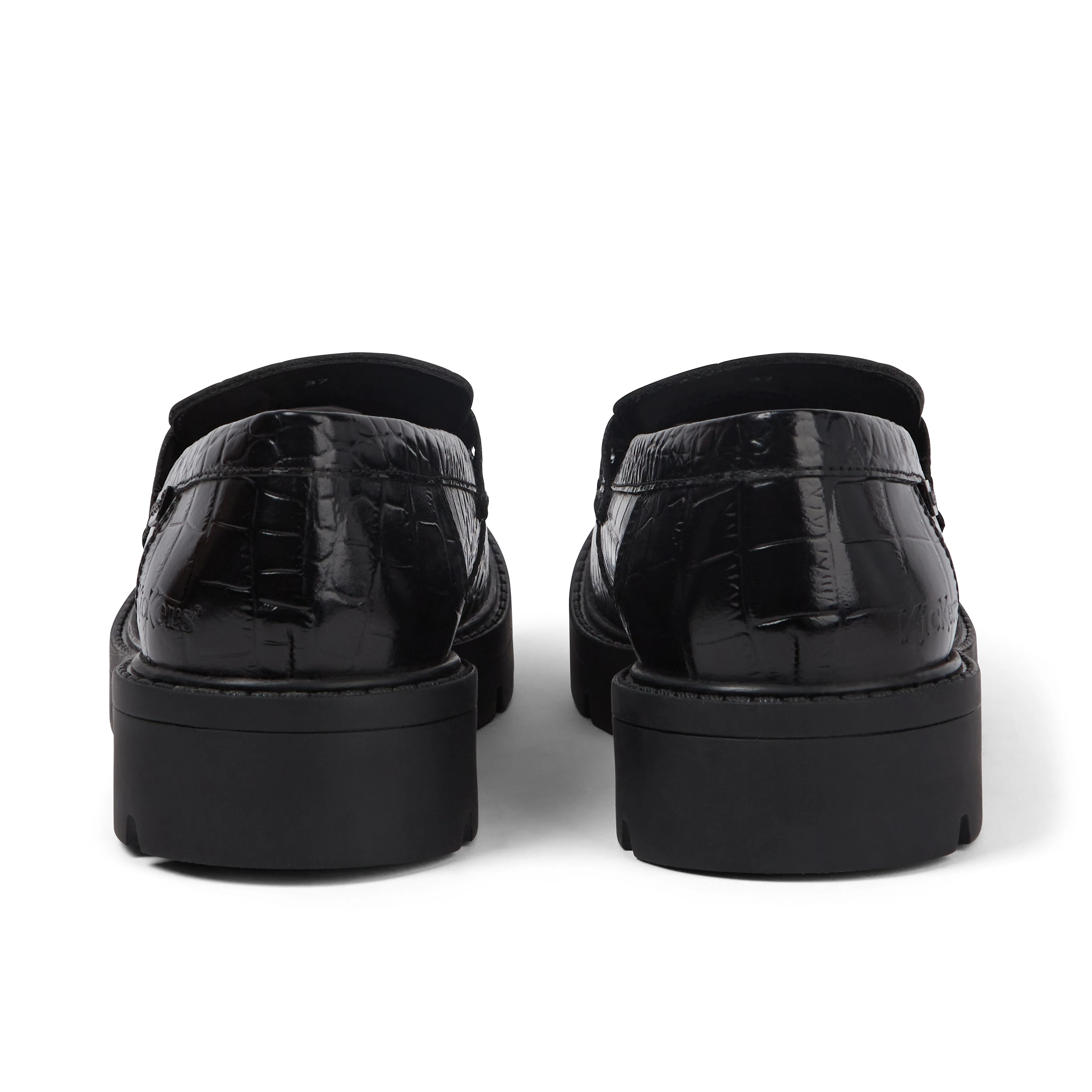 Adult Female Kori Loafer Croc Leather Black - Image 5