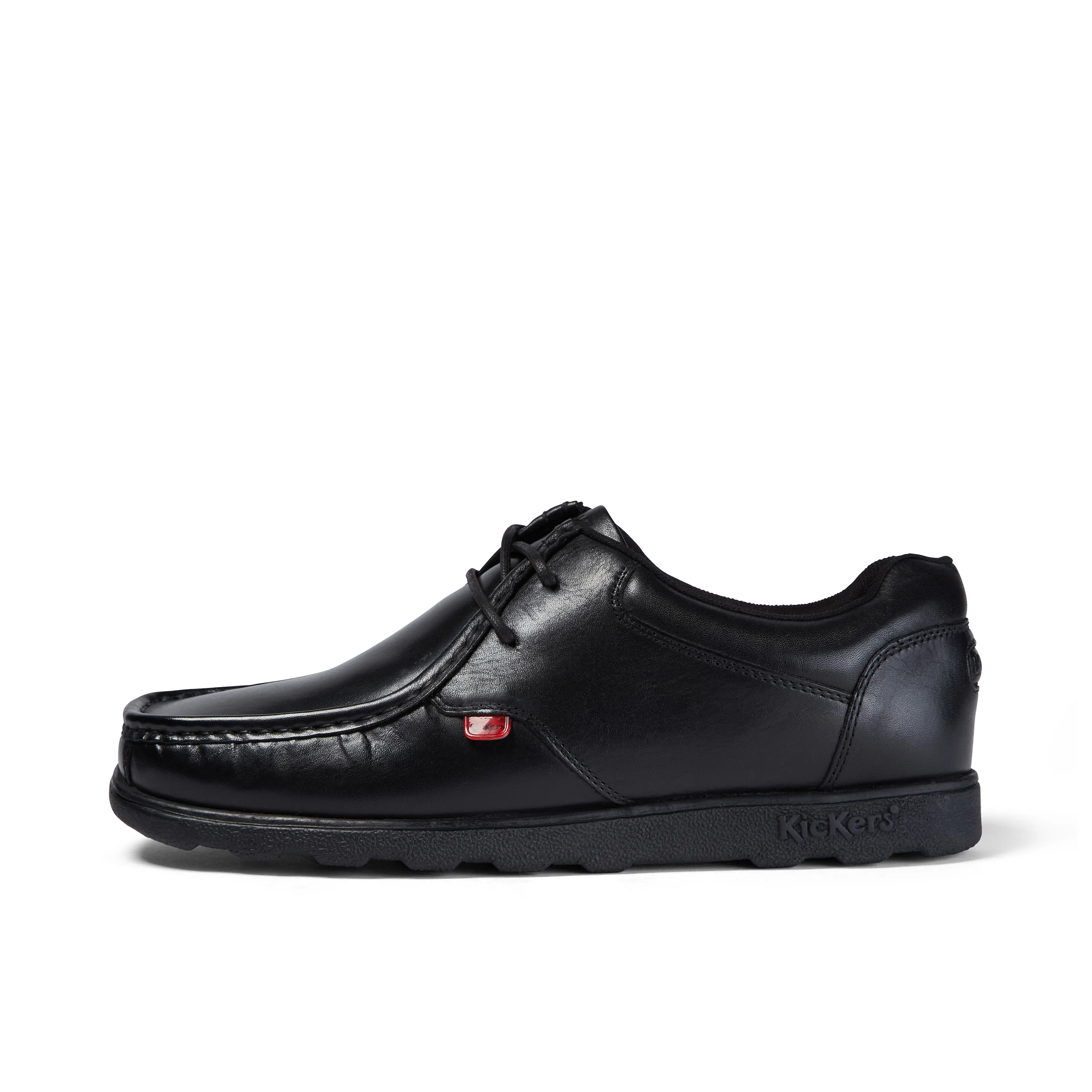 Adult Mens Fragma Lace Leather Black