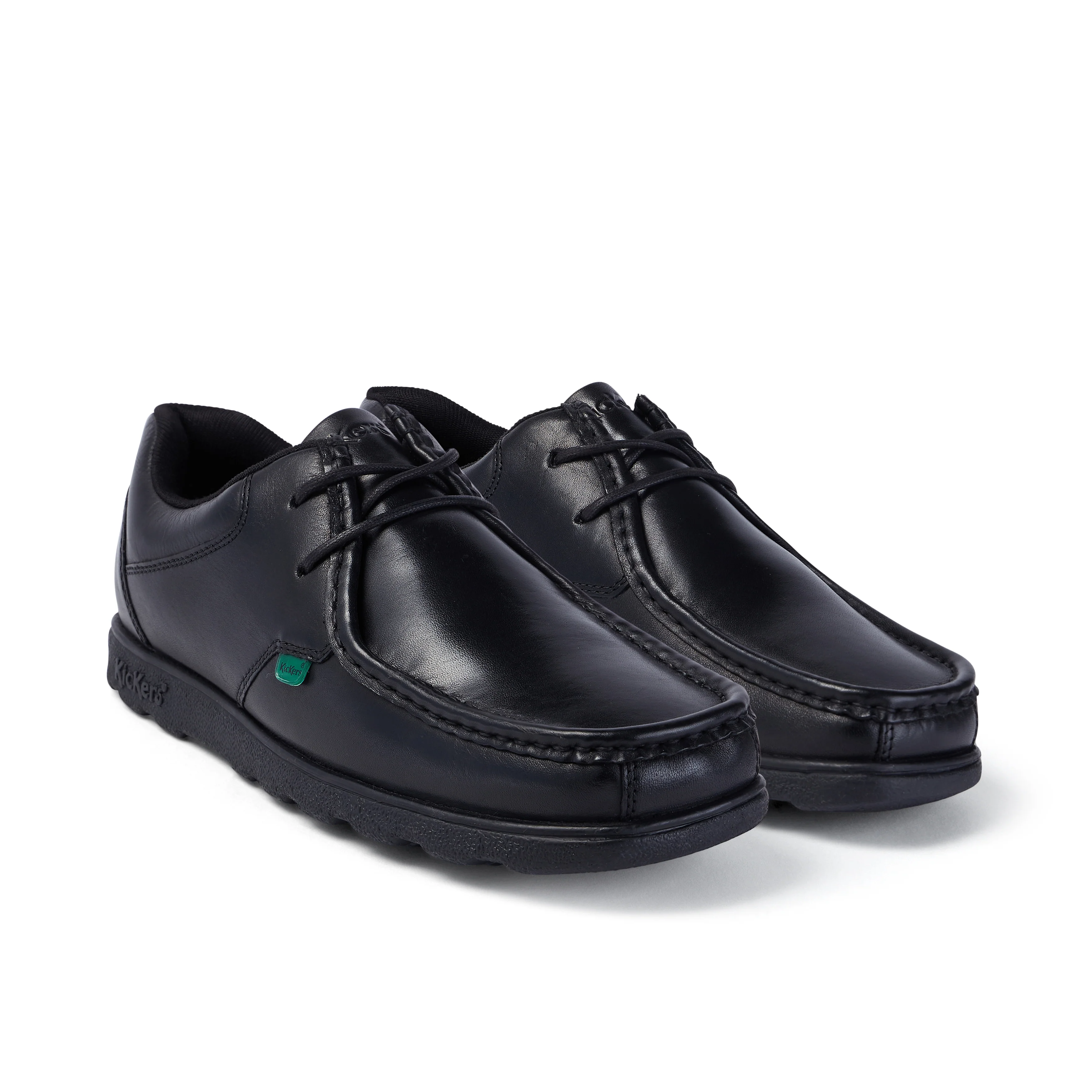 Adult Mens Fragma Lace Leather Black - Image 3