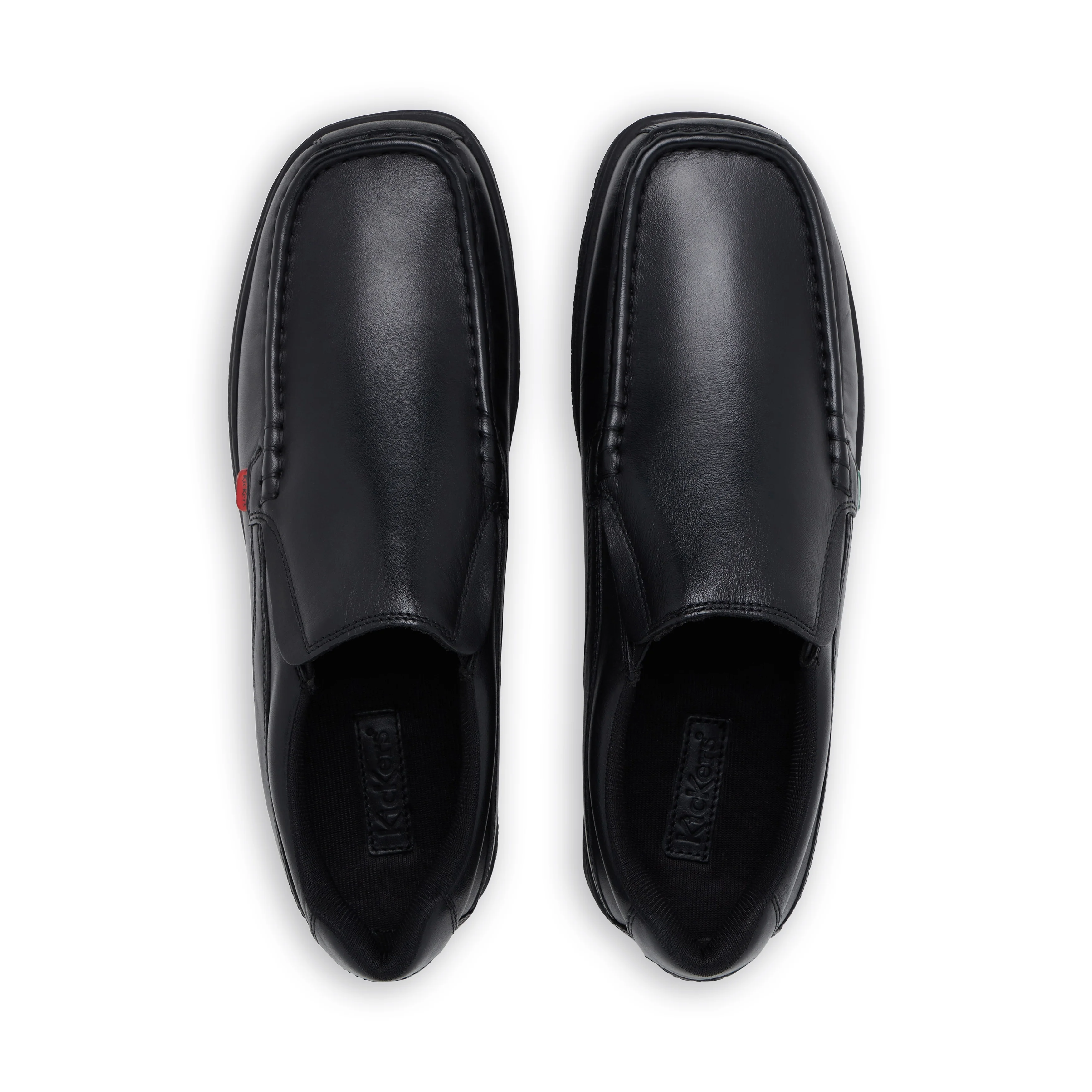 Adult Mens Fragma Slip Leather Black - Image 4