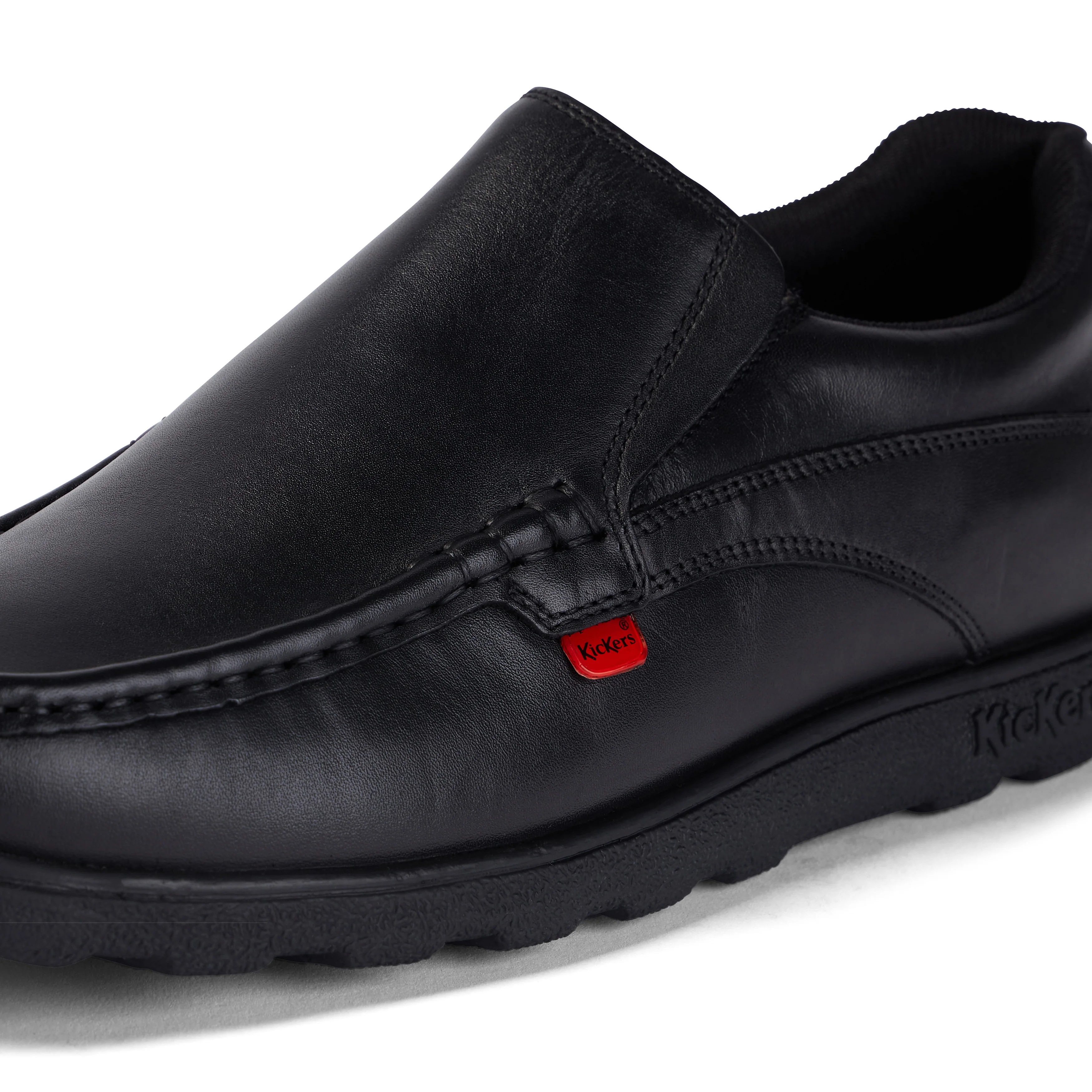 Adult Mens Fragma Slip Leather Black - Image 6