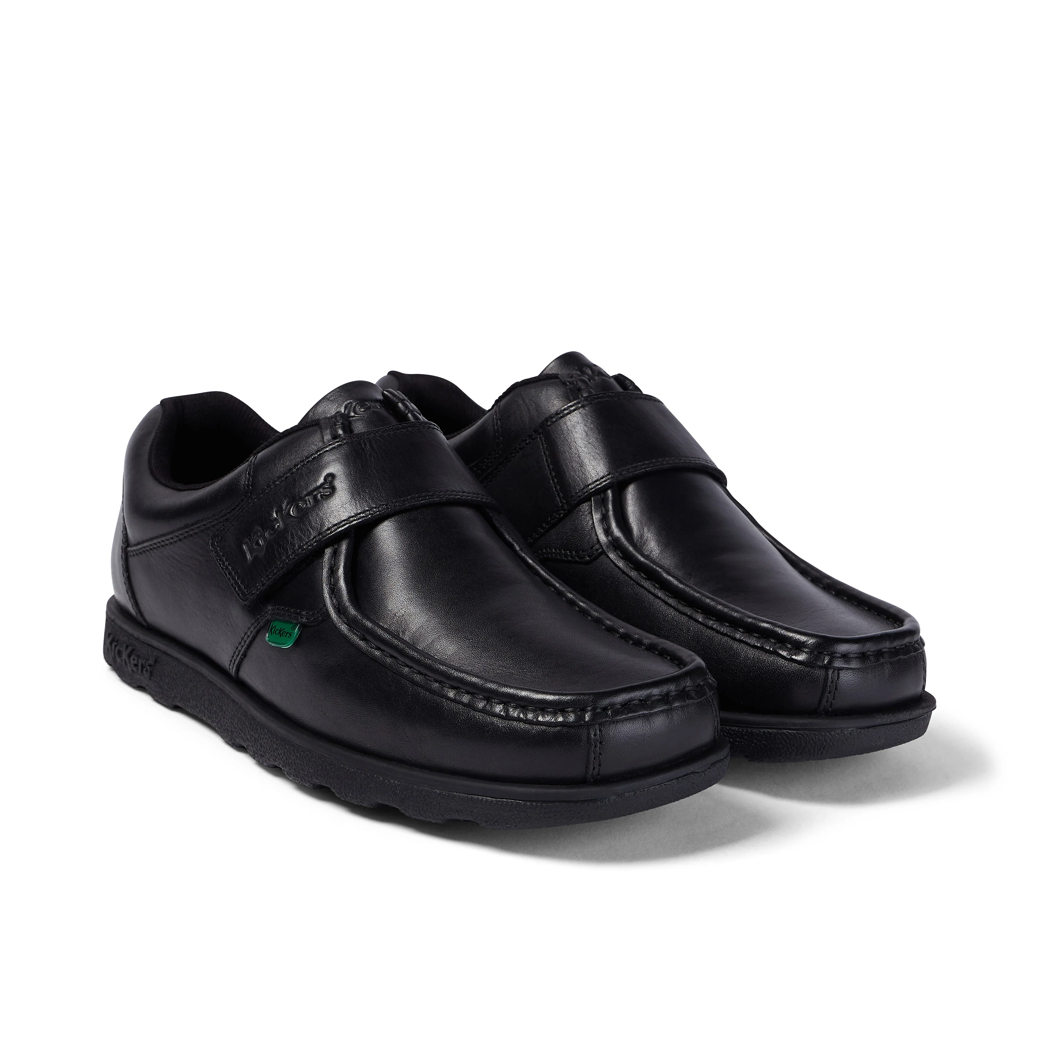Adult Mens Fragma Strap Leather Black - Image 3