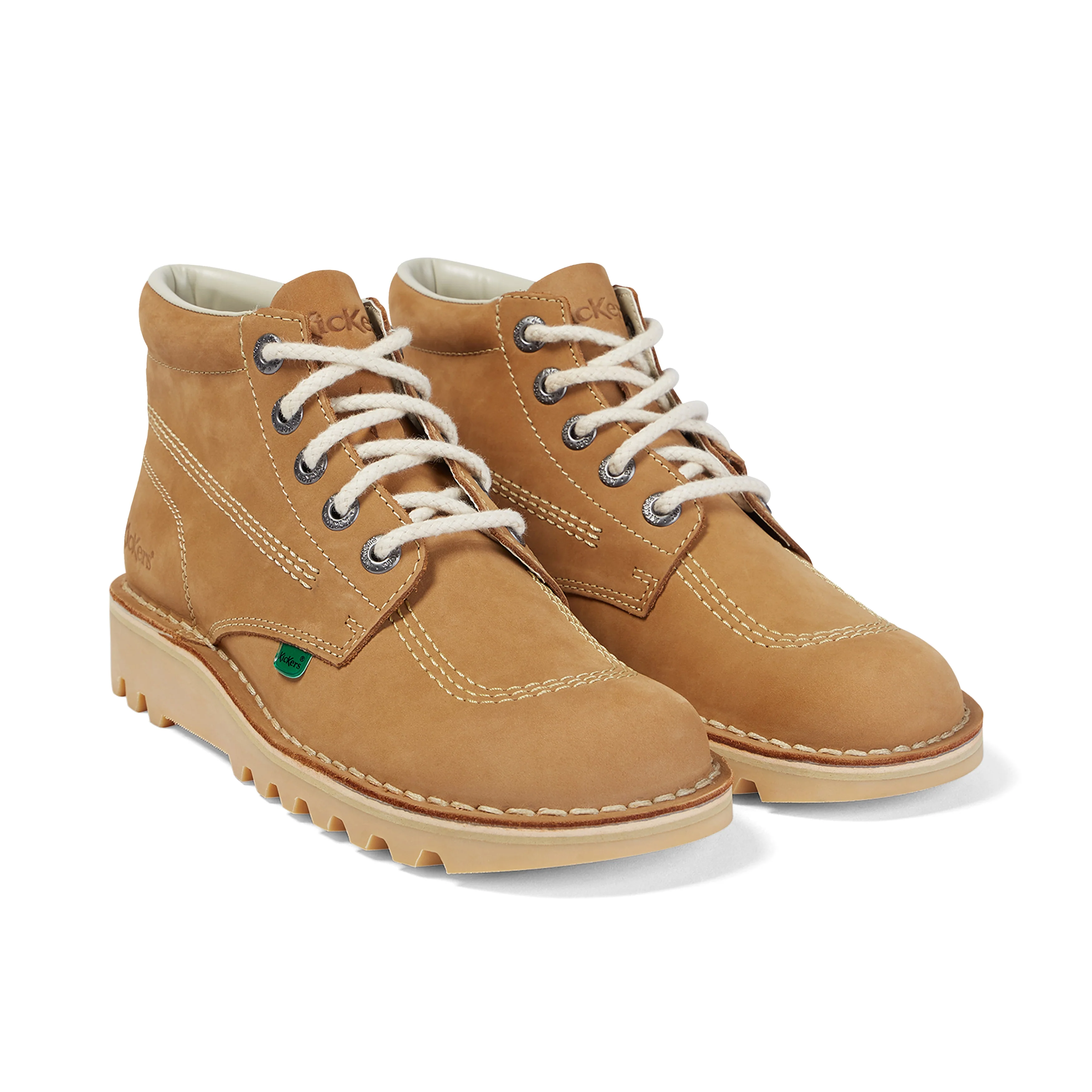 Adult Mens Kick Hi Nubuck Tan - Image 3