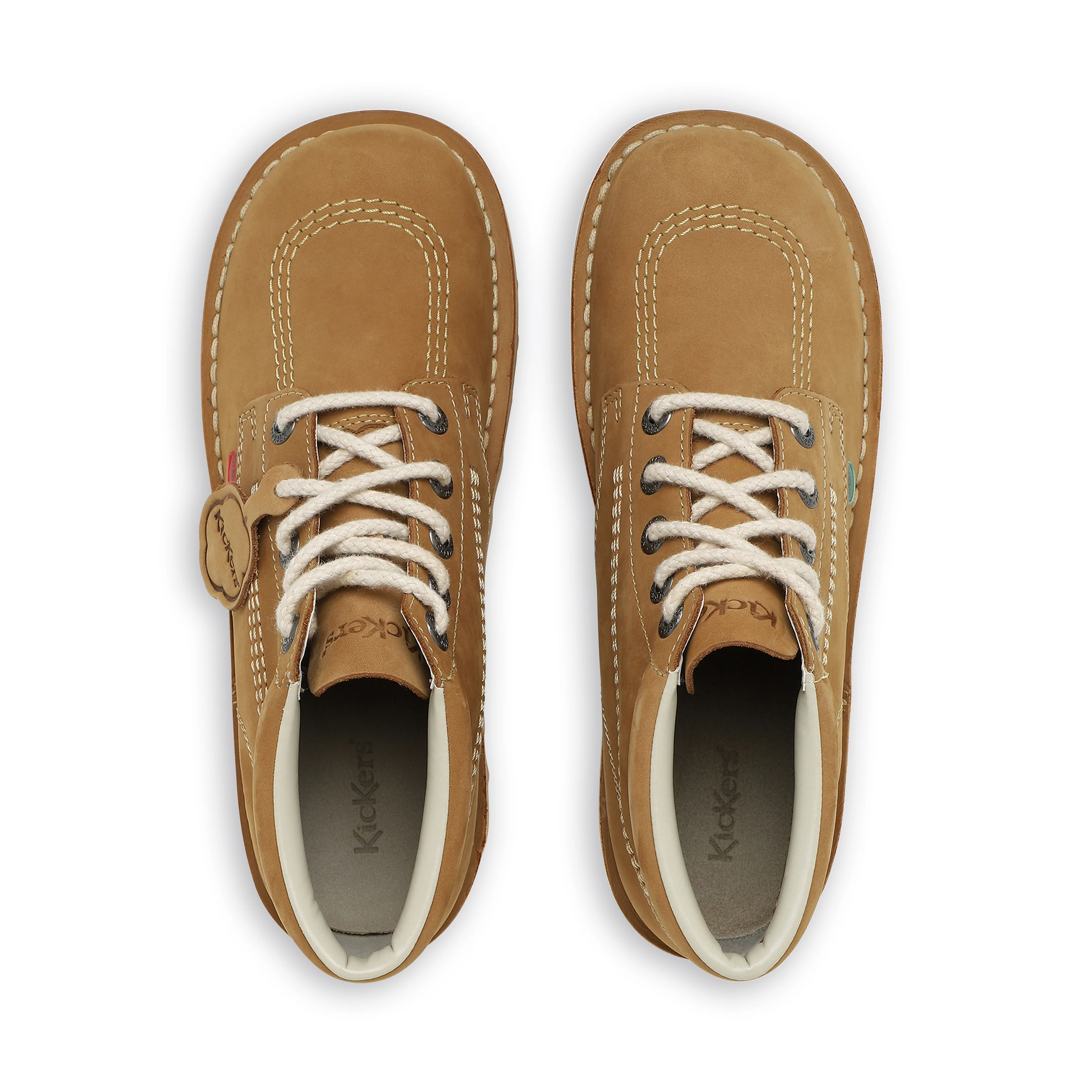 Adult Mens Kick Hi Nubuck Tan - Image 4