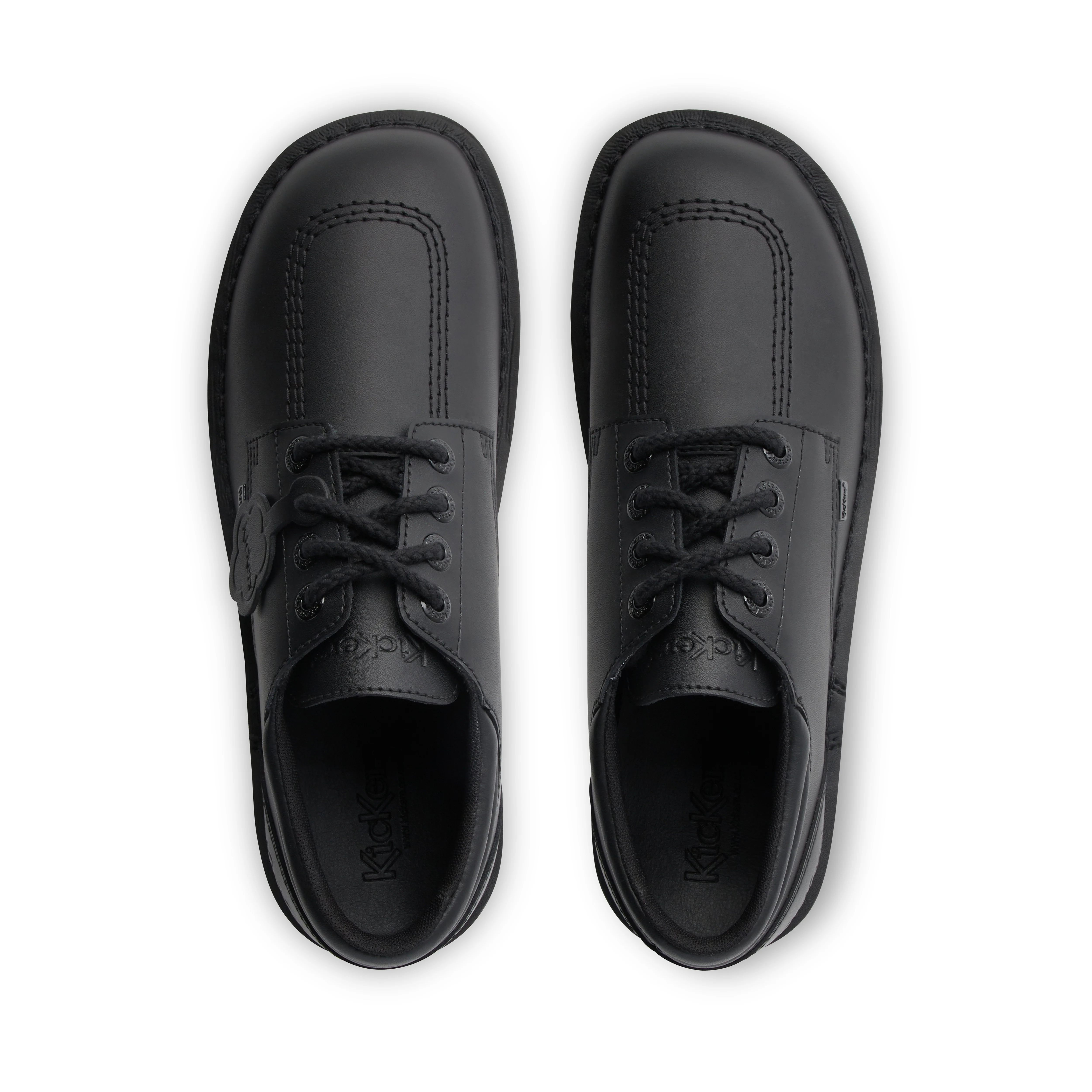 Adult Mens Kick Lo Padded Leather Black - Image 4