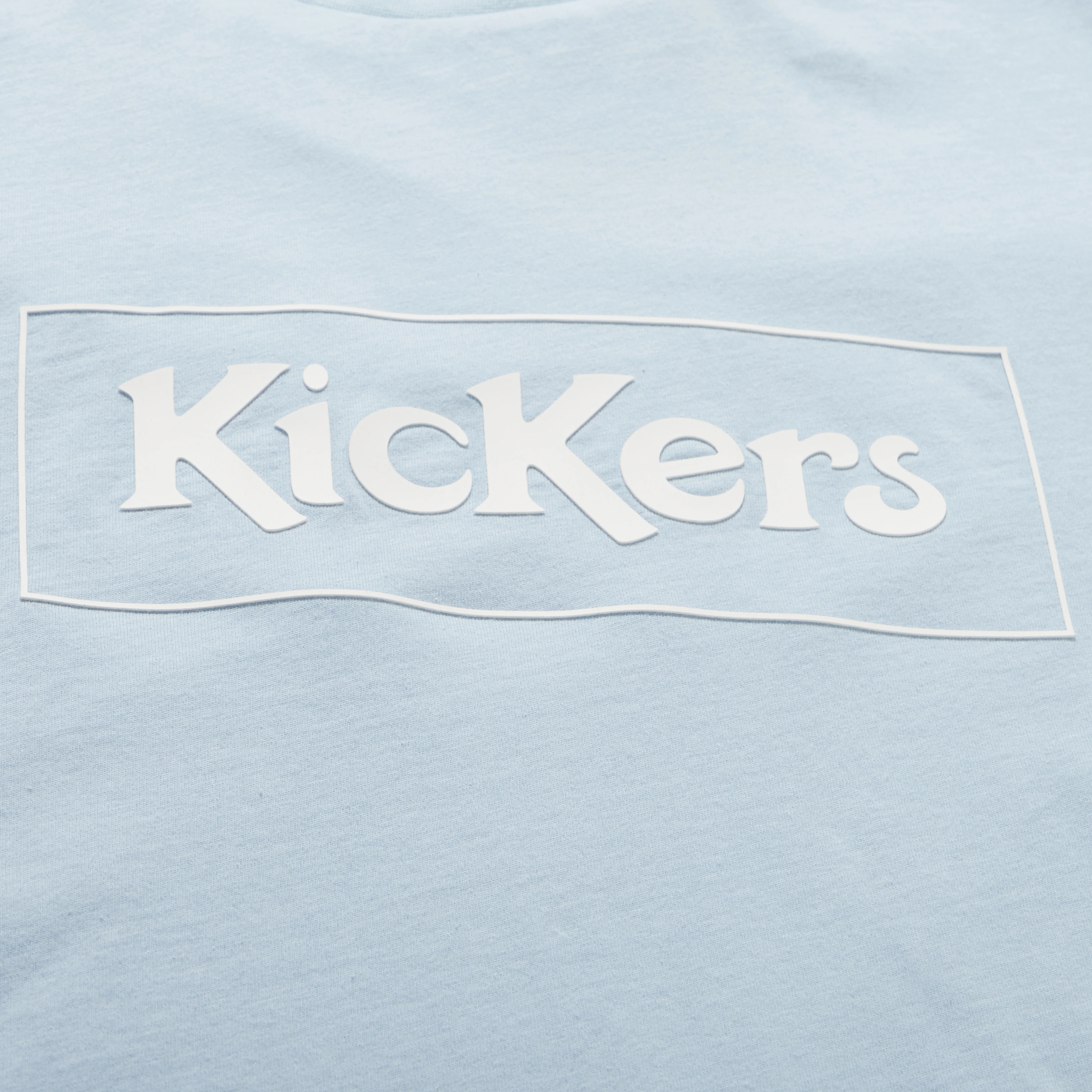 Adult Mens Kickers Classic Box Tee Blue - Image 3