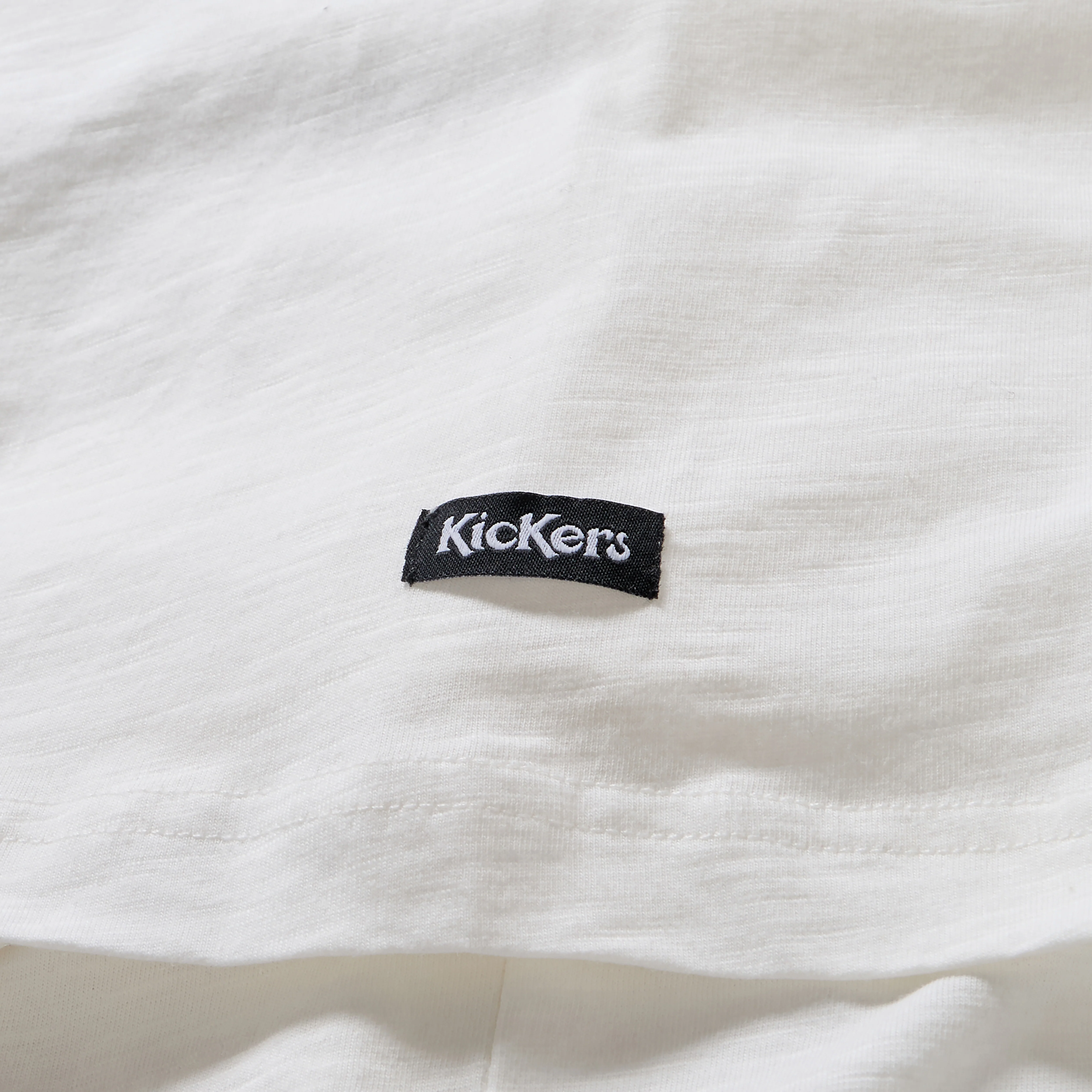 Adult Mens Kickers Classic Short Sleeve Tee White - Image 6