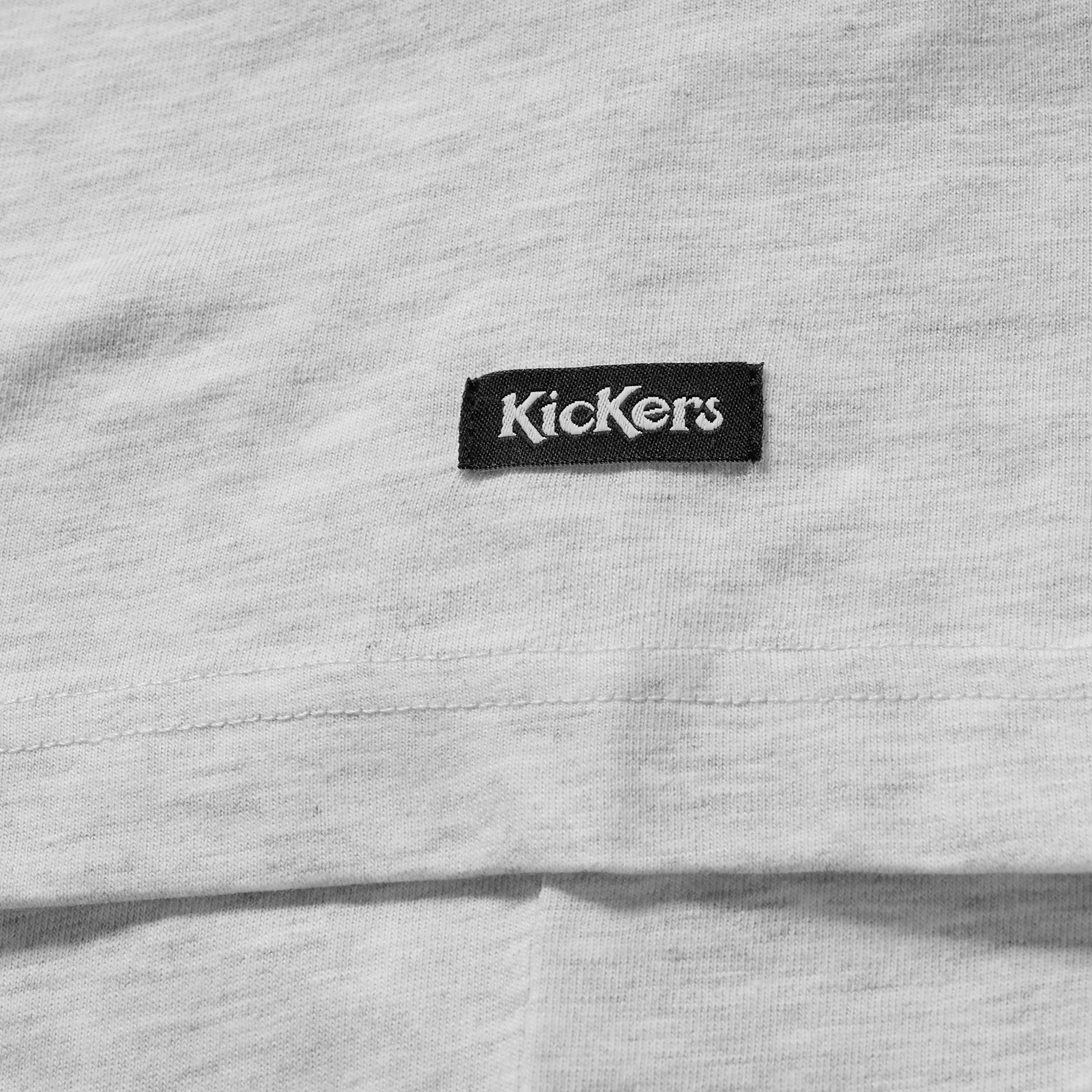 Adult Mens Kickers Classic Tee Grey - Image 6