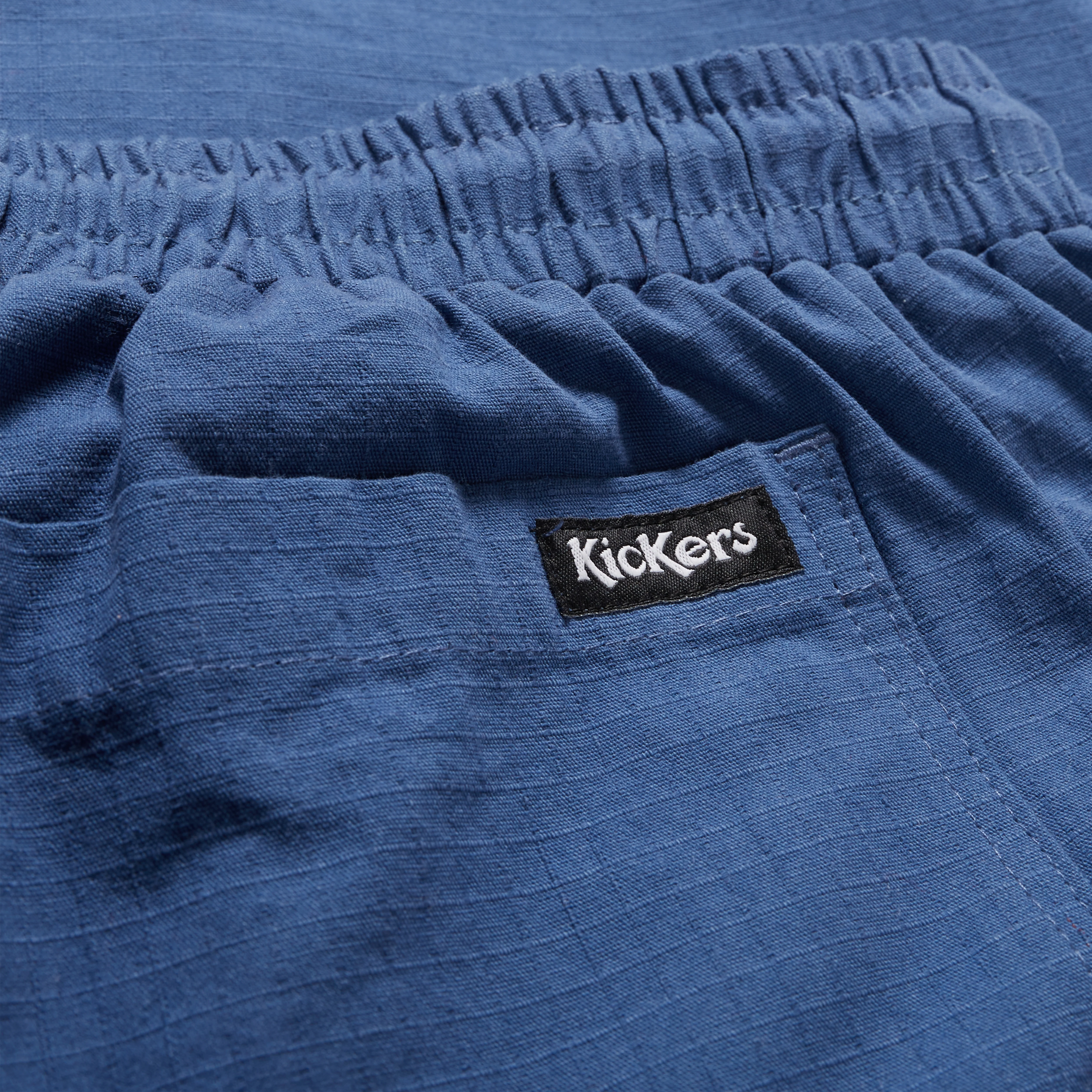 Adult Mens Kickers Wide Leg Drawstring Trouser Navy - Image 6