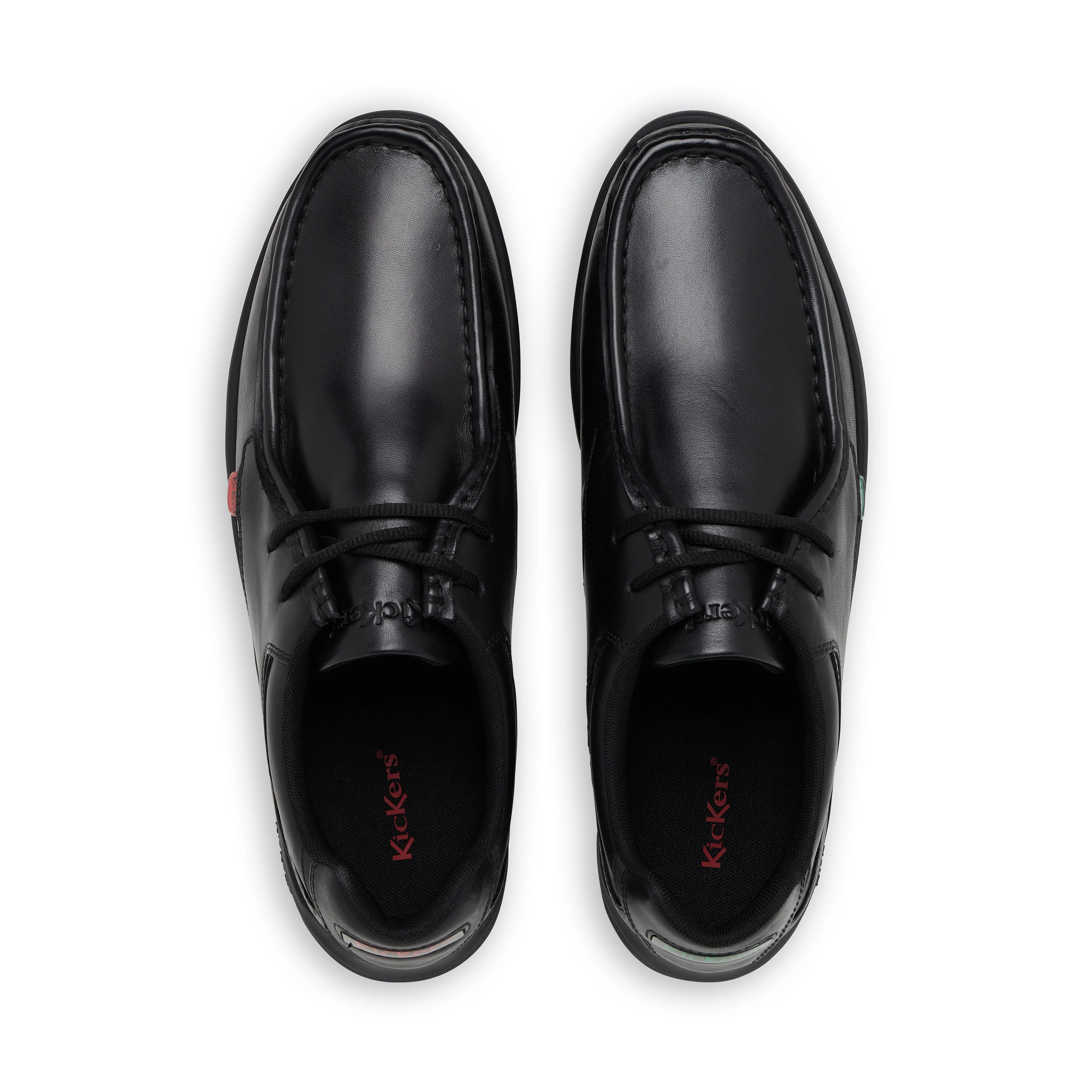 Adult Mens Reasan Lace Leather Black - Image 4