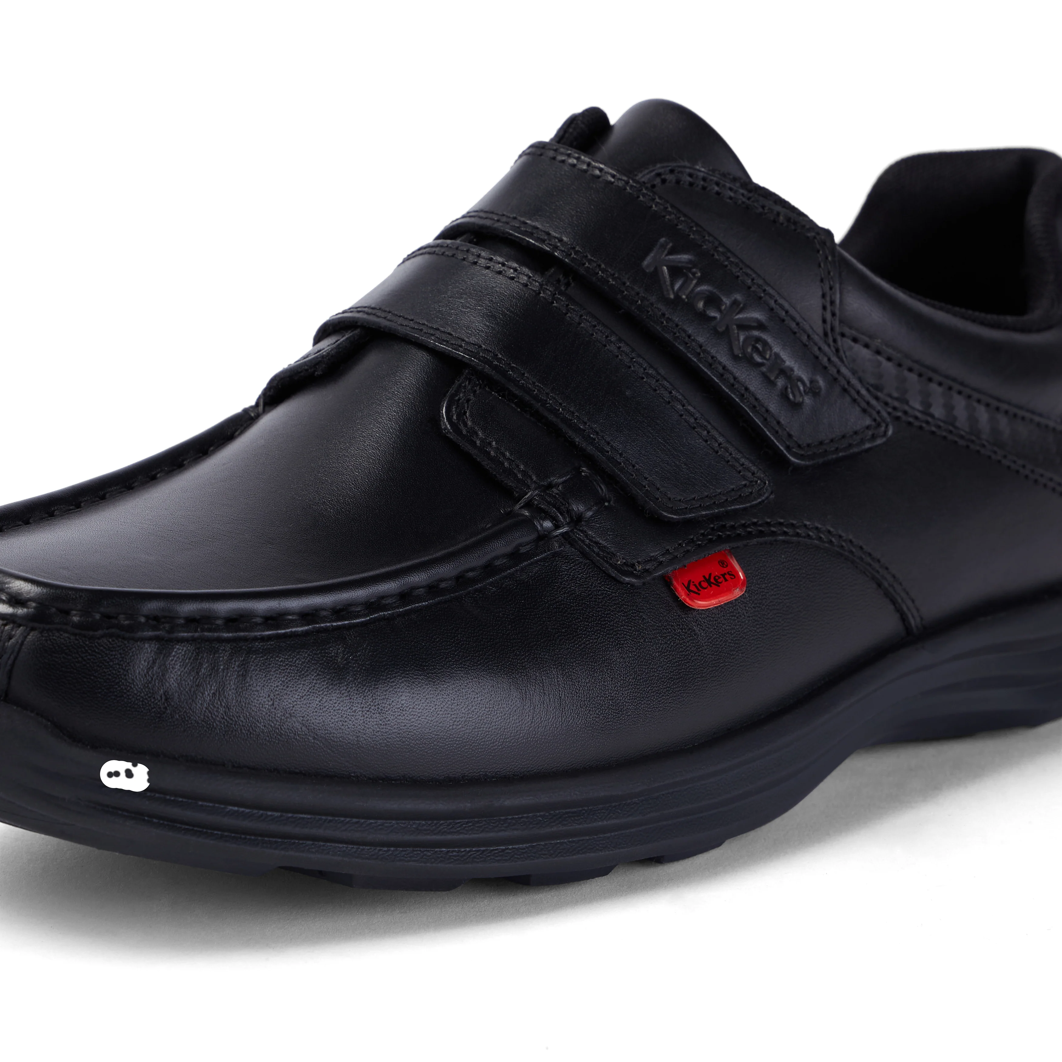 Adult Mens Reasan Strap Leather Black - Image 6