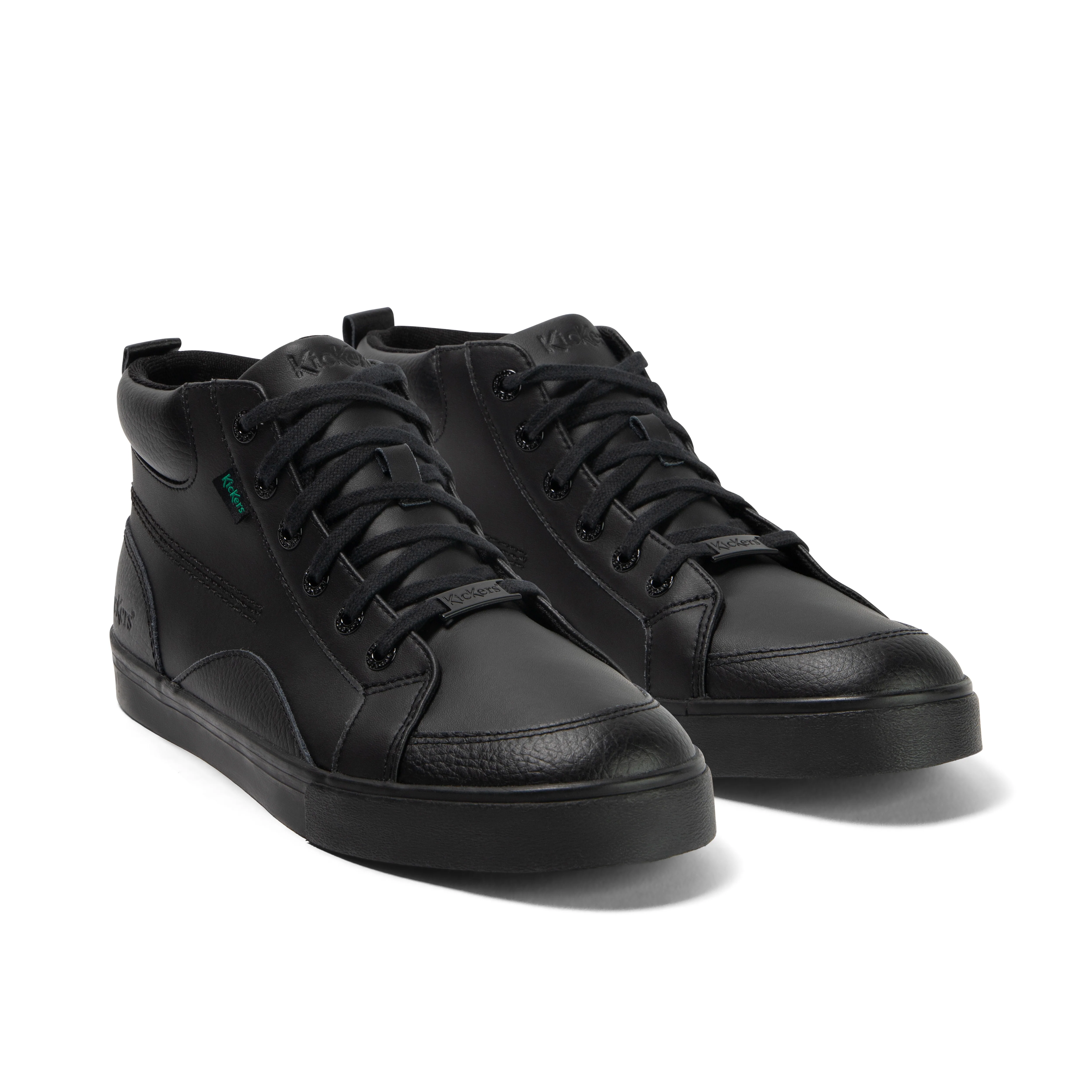 Adult Mens Tovni Hi Mix Leather Black - Image 3