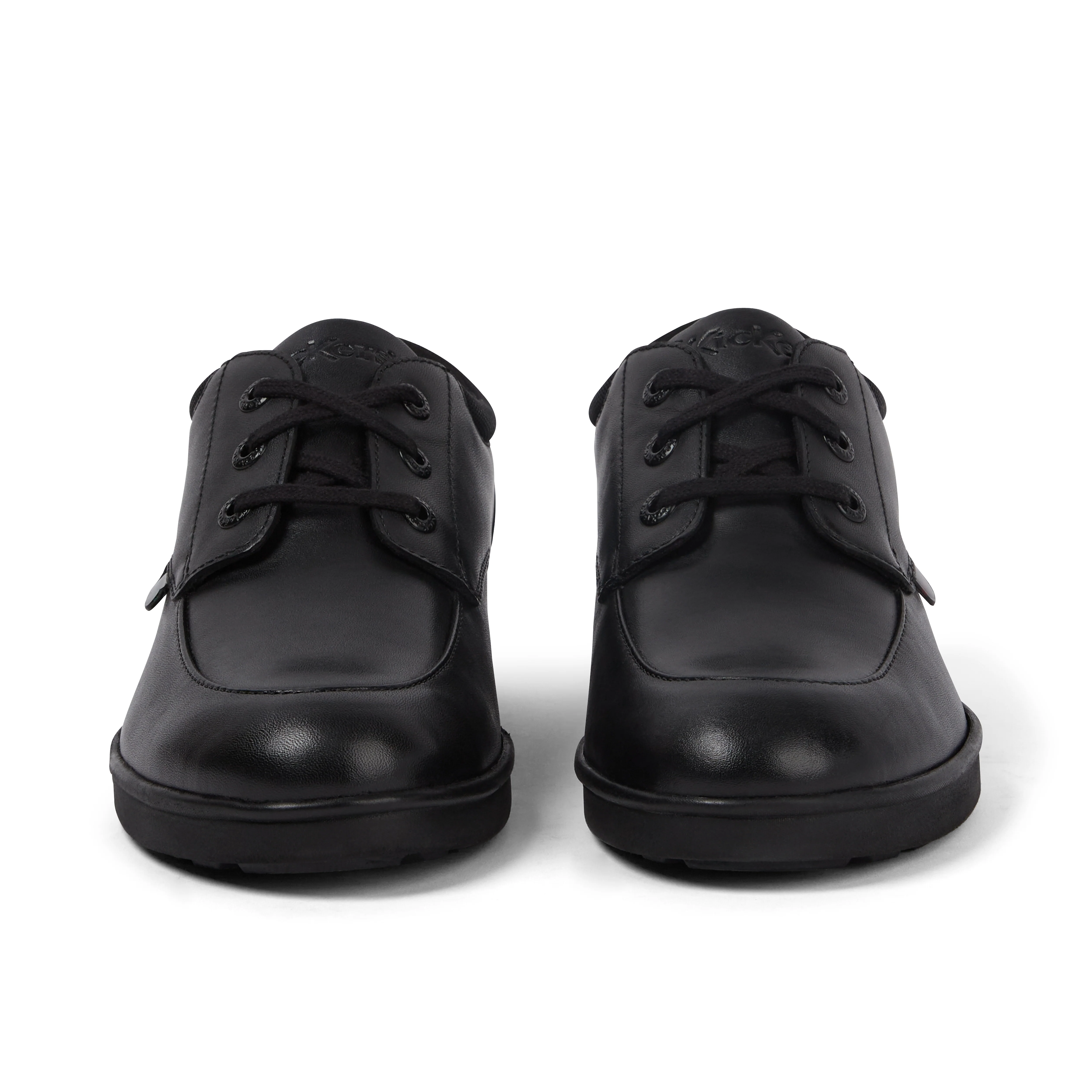 Youth Mens Troiko Lo Leather Shoes Black - Image 2