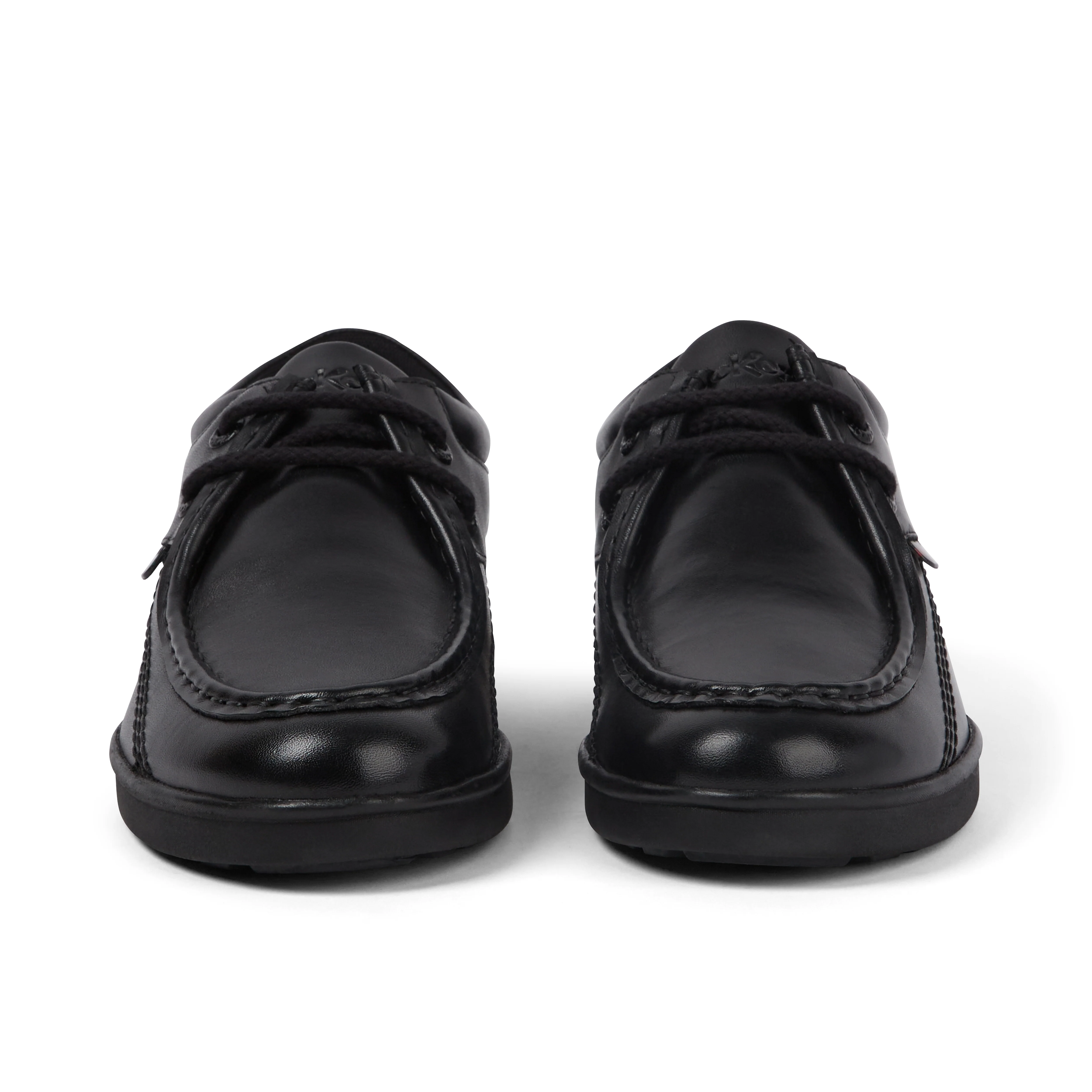 Youth Mens Troiko Wall Leather Shoes Black - Image 2