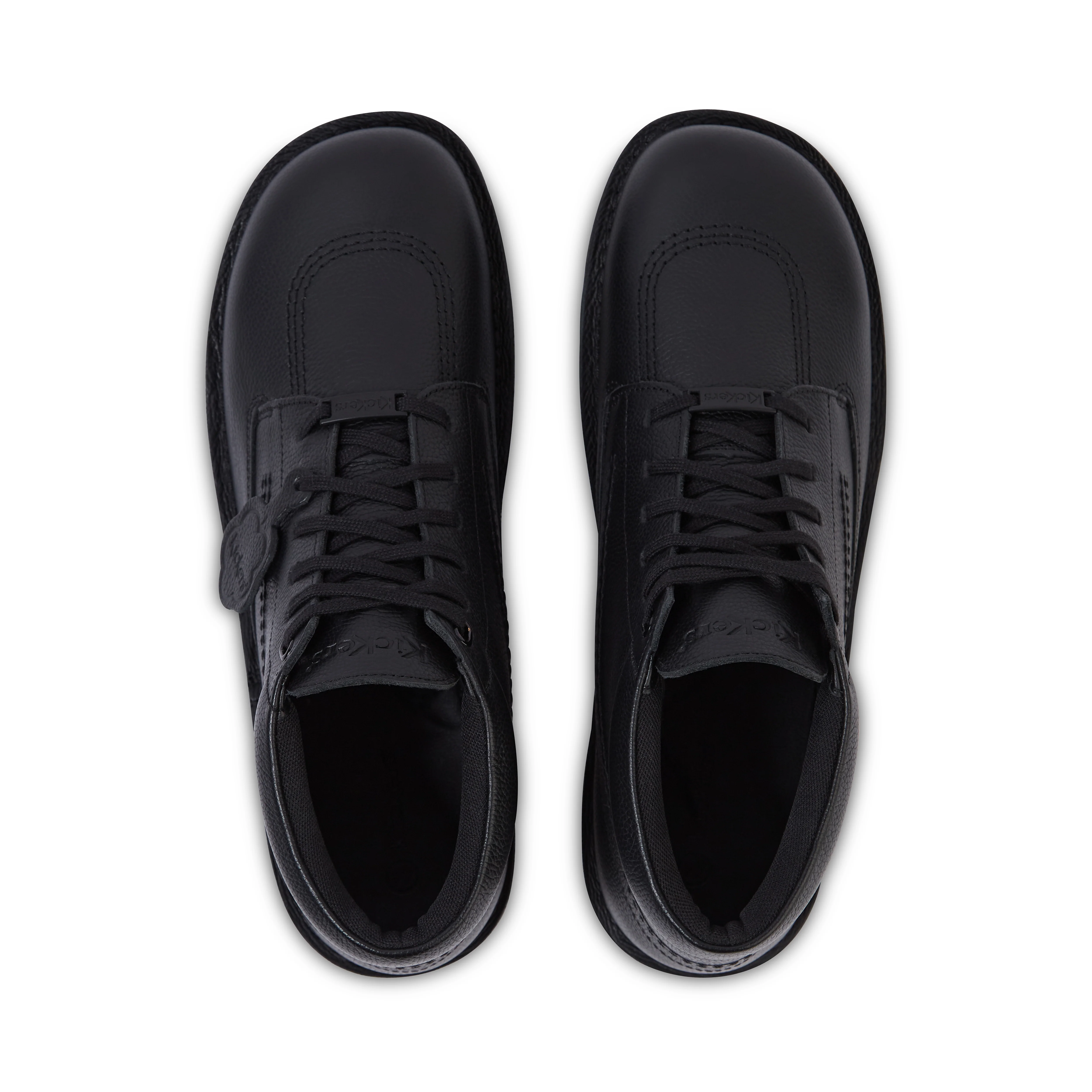 Adult Unisex Kick Boot Tumble Leather Black - Image 4