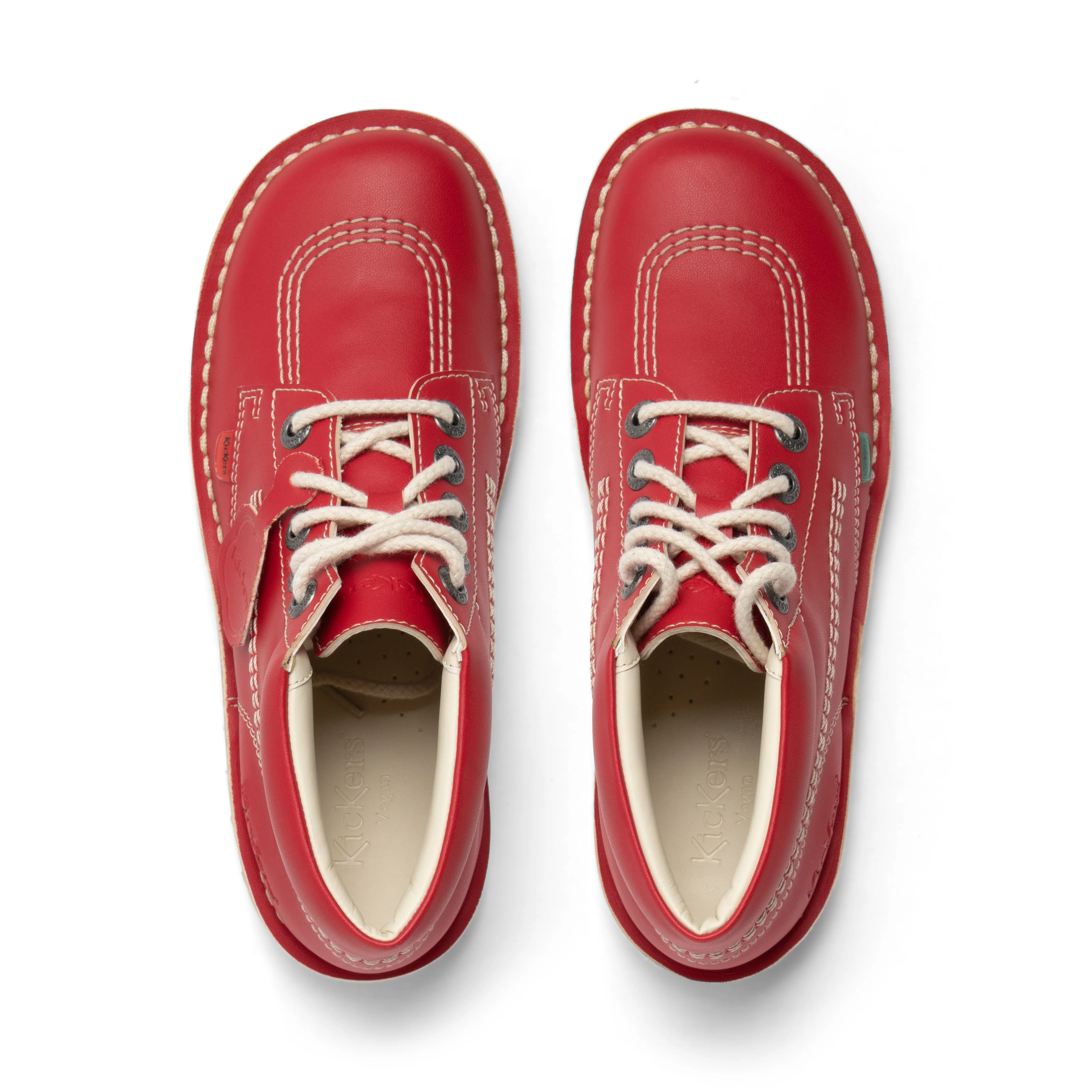 Adult Unisex Kick Hi Leather Alternative Red - Image 4