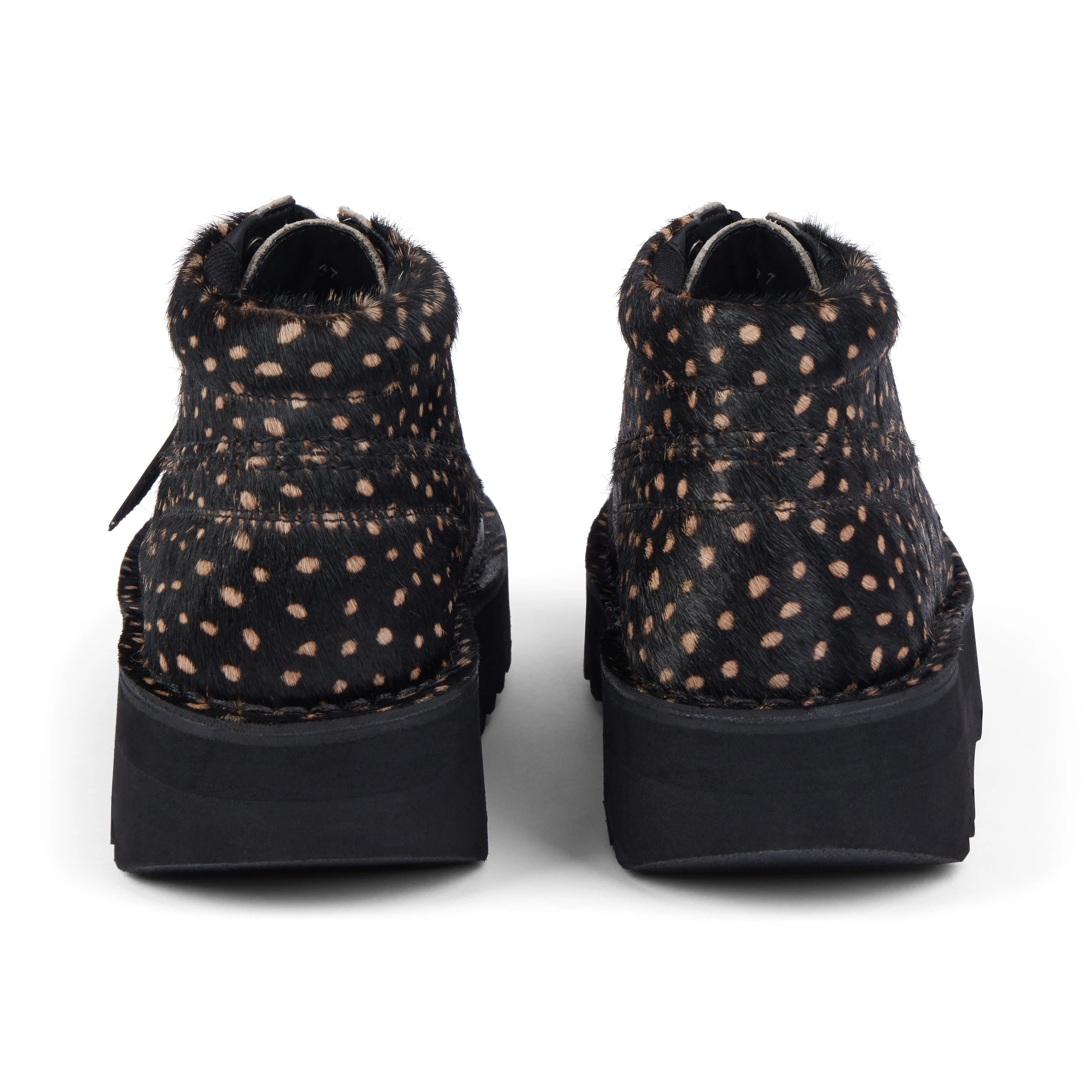 Adult Unisex Kick Hi Stack Spot Leather Black - Image 5