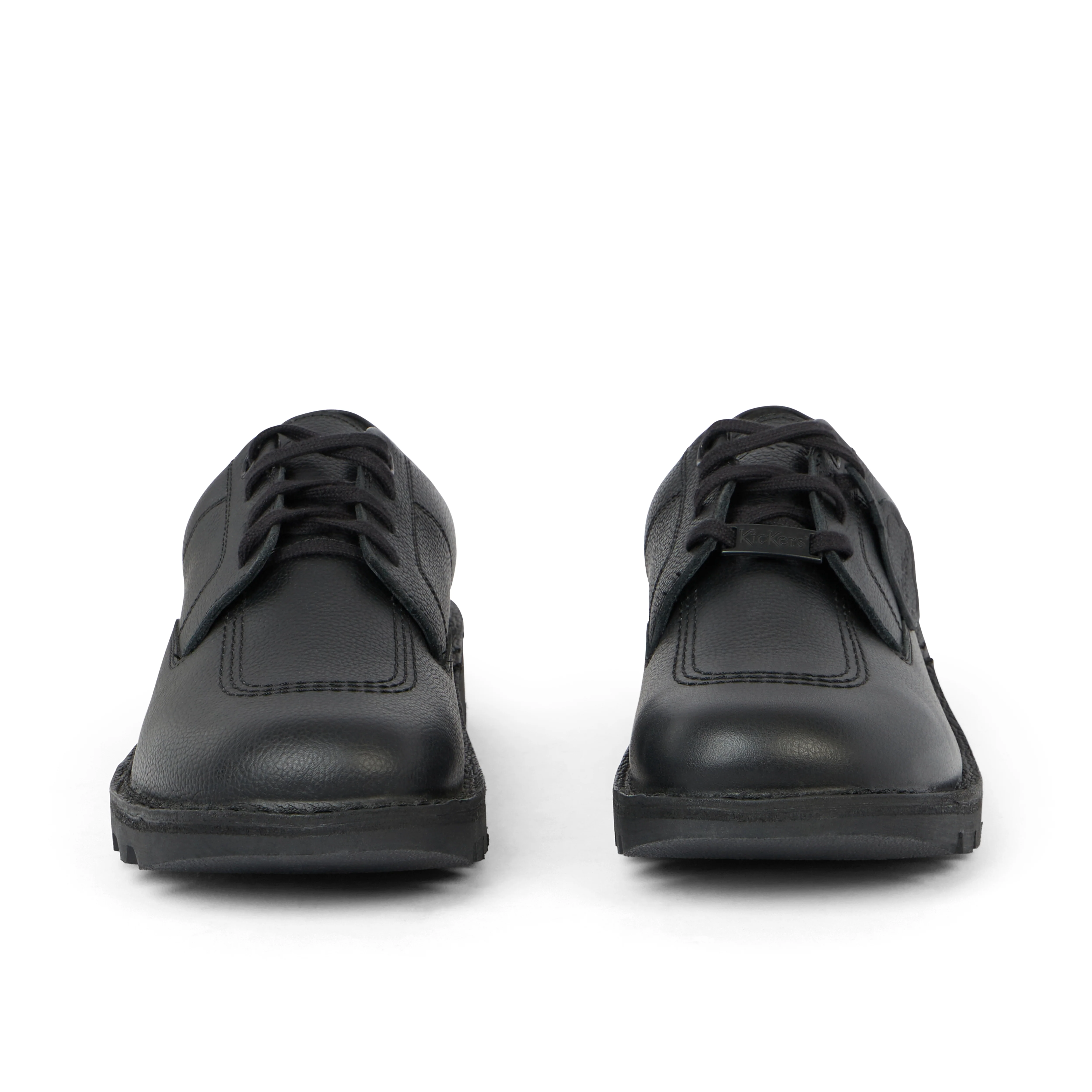 Adult Unisex Kick Shoe Tumble Leather Black - Image 2