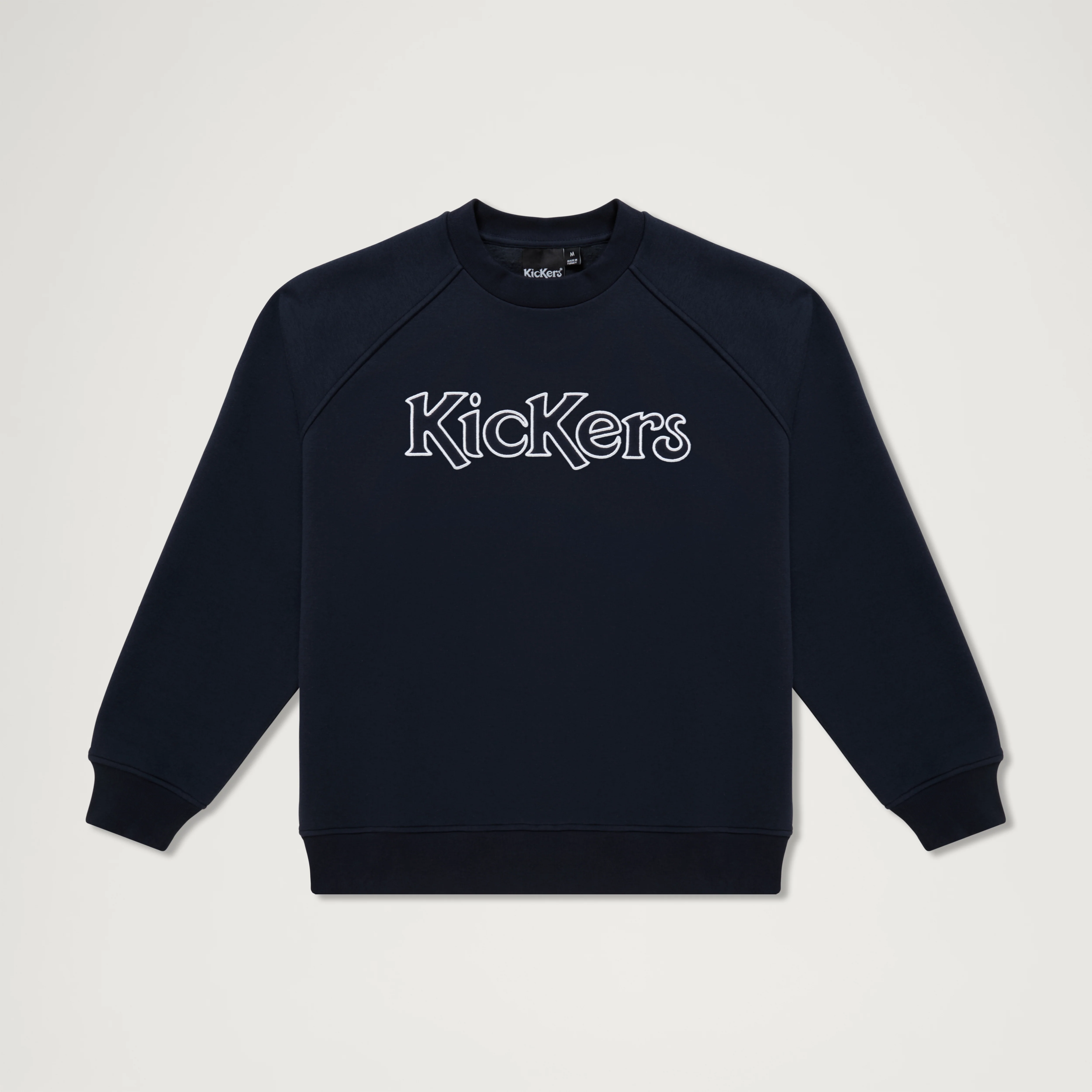 Adult Unisex Kicker Classic Crew Sweatshirt Navy - Image 3