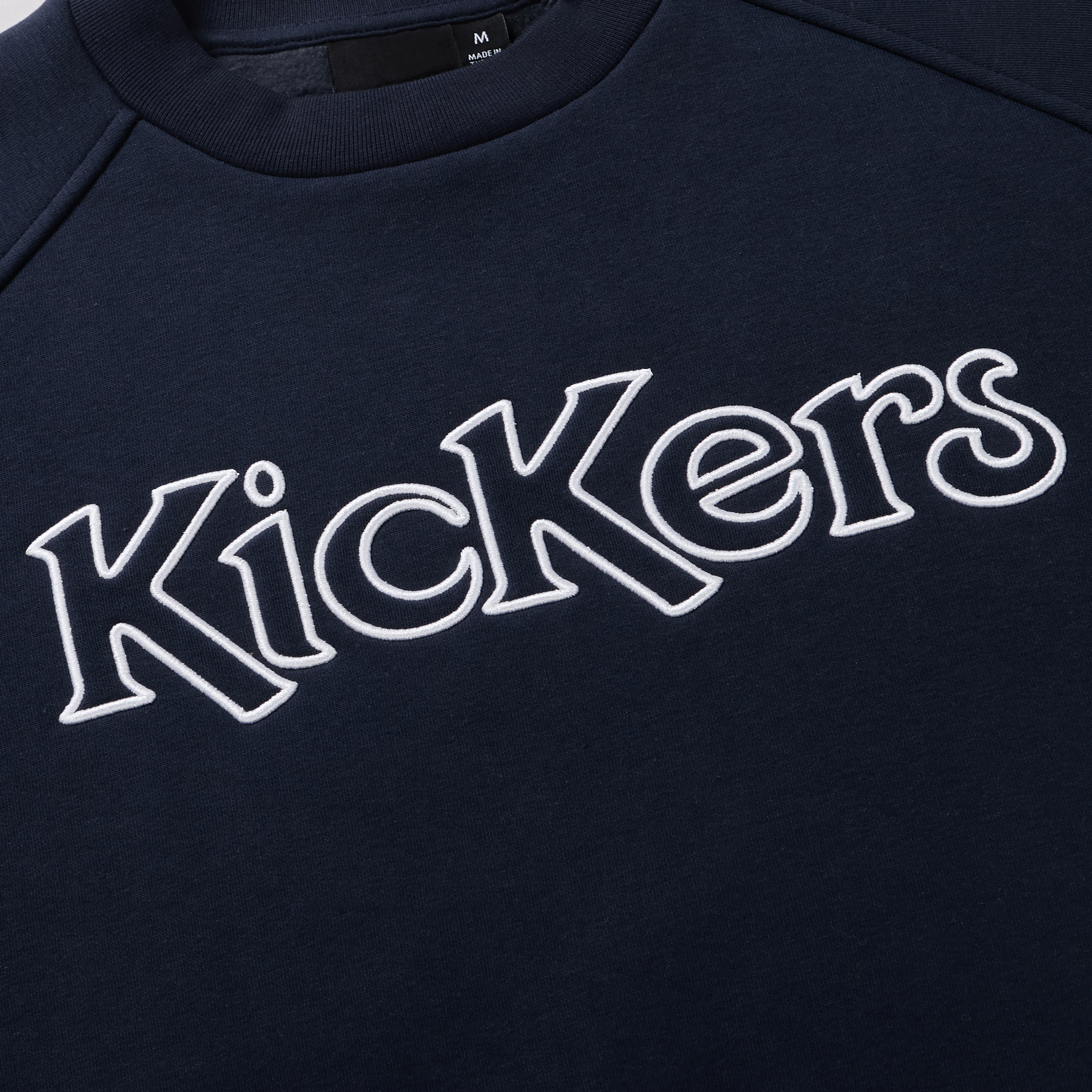Adult Unisex Kicker Classic Crew Sweatshirt Navy - Image 5