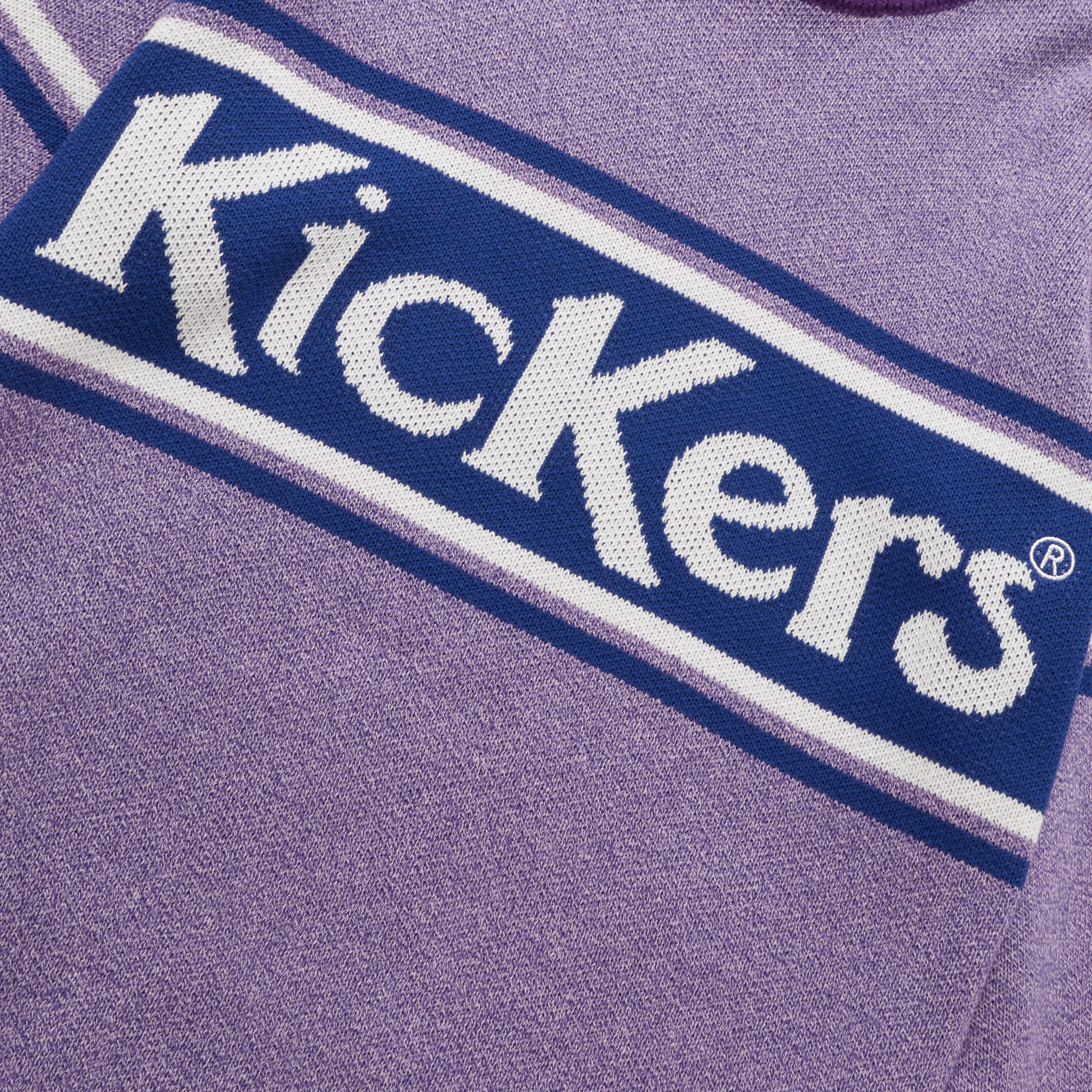 Adult Unisex Kickers Chest Logo Knit Purple - Image 5