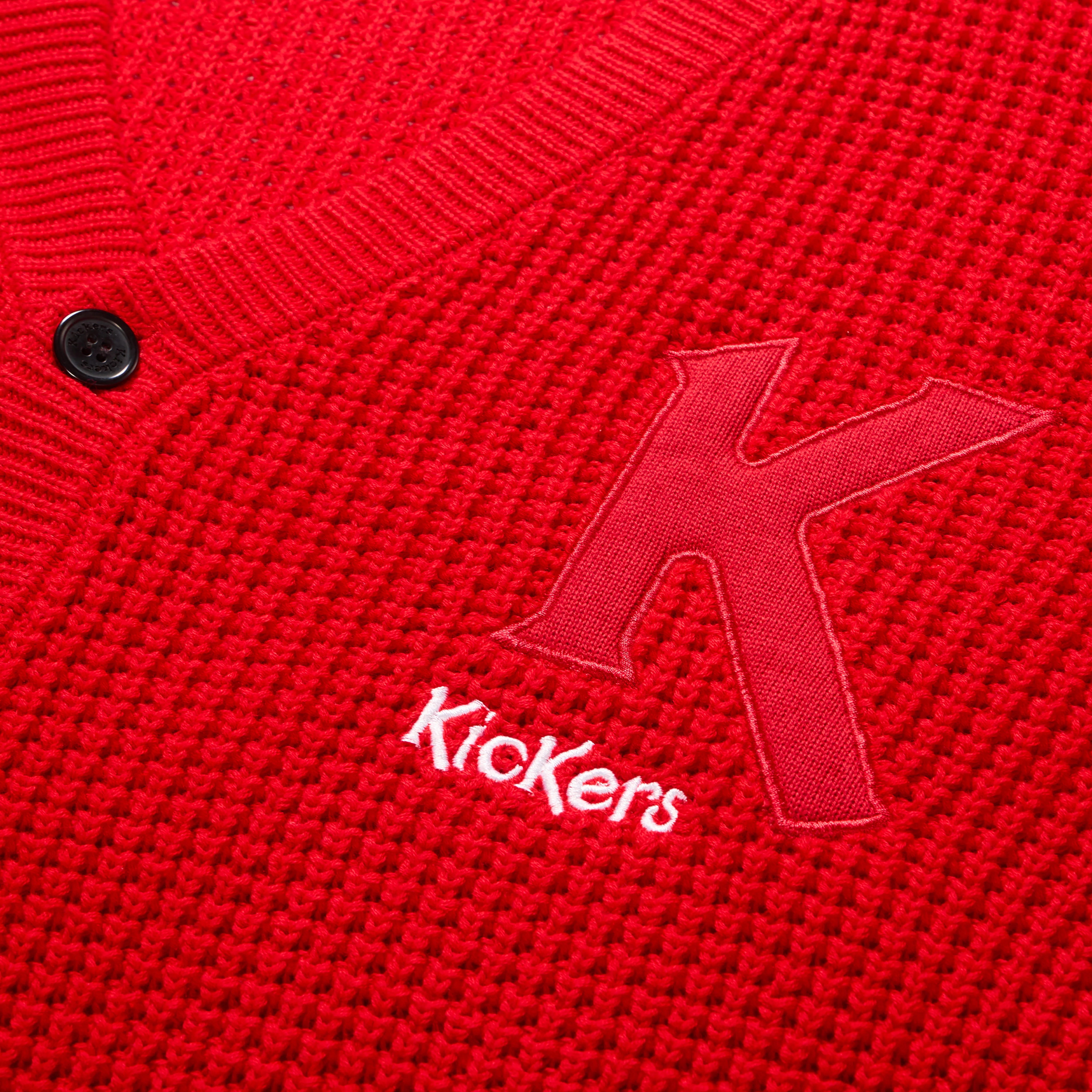 Adult Unisex Kickers Classic Cardi Red - Image 4