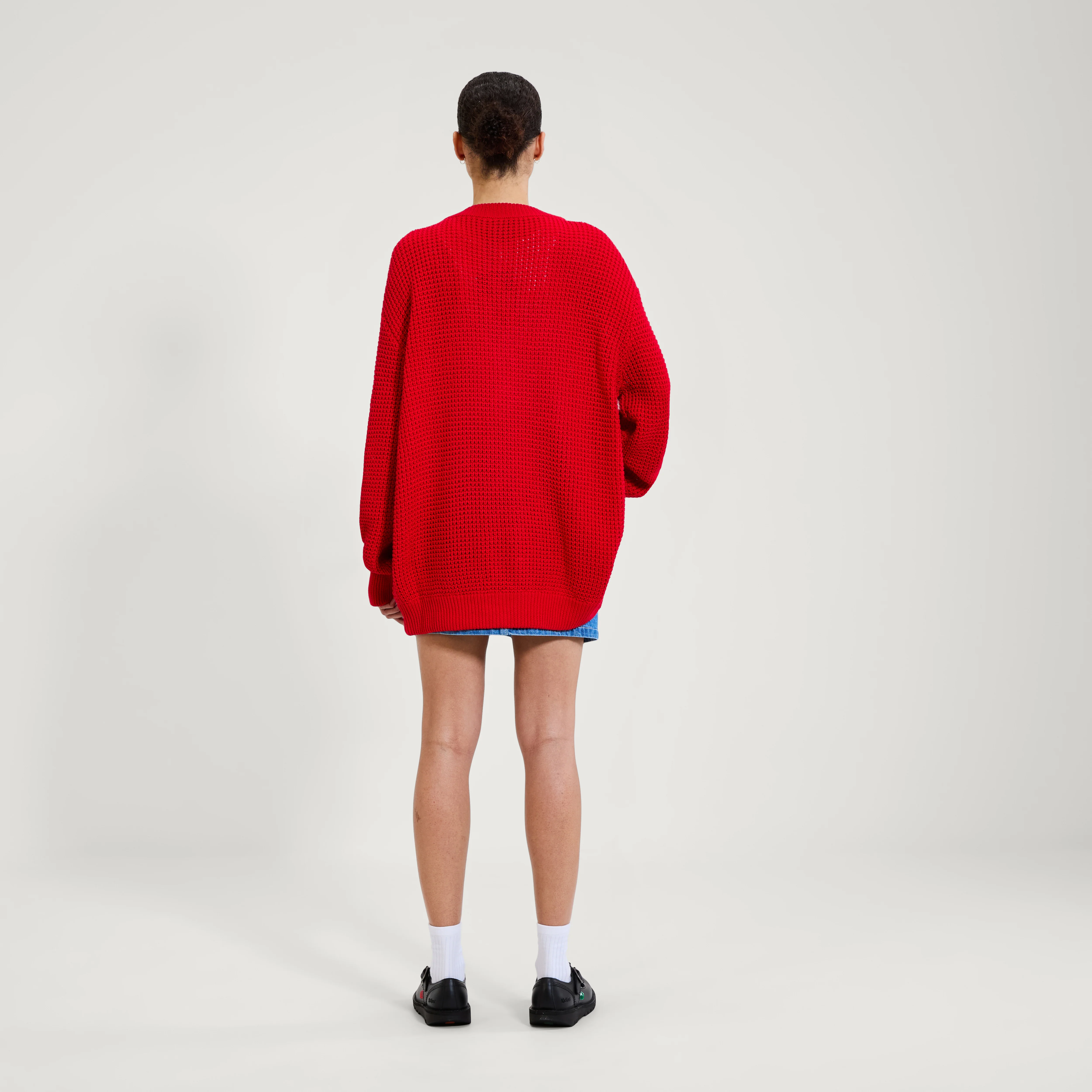 Adult Unisex Kickers Classic Cardi Red - Image 7