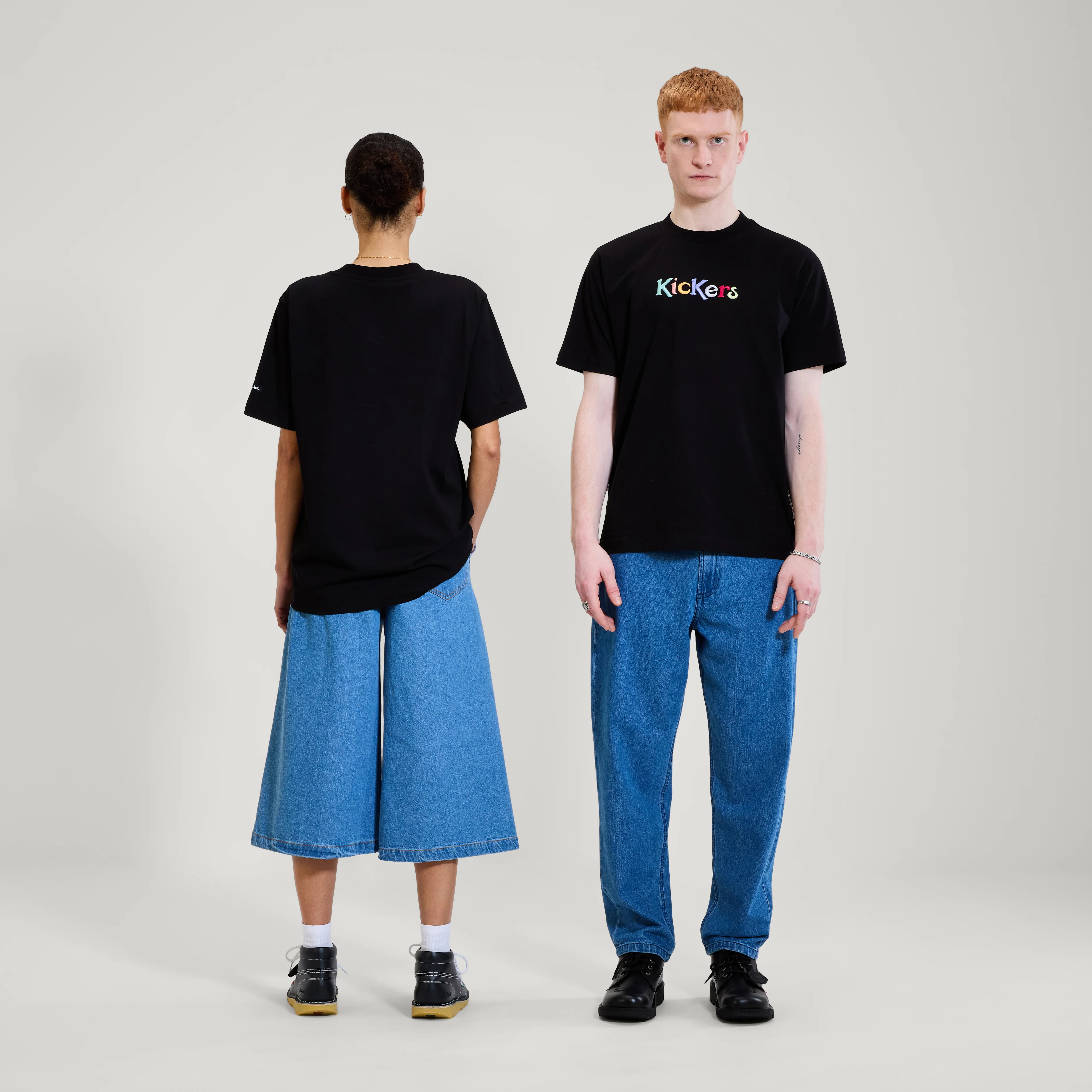 Adult Unisex Kickers Classic Short Sleeve Tee Black