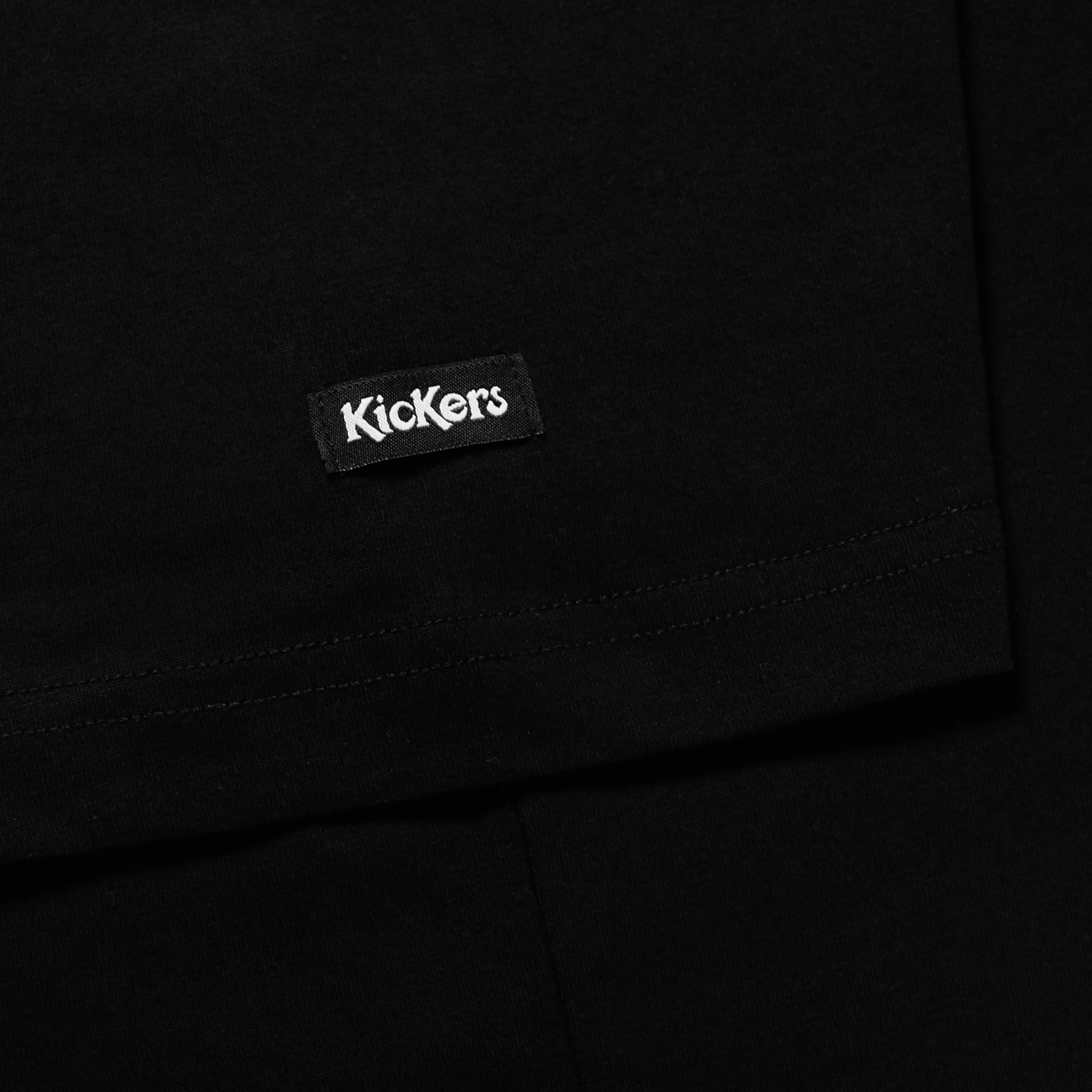 Adult Unisex Kickers Classic Short Sleeve Tee Black - Image 5