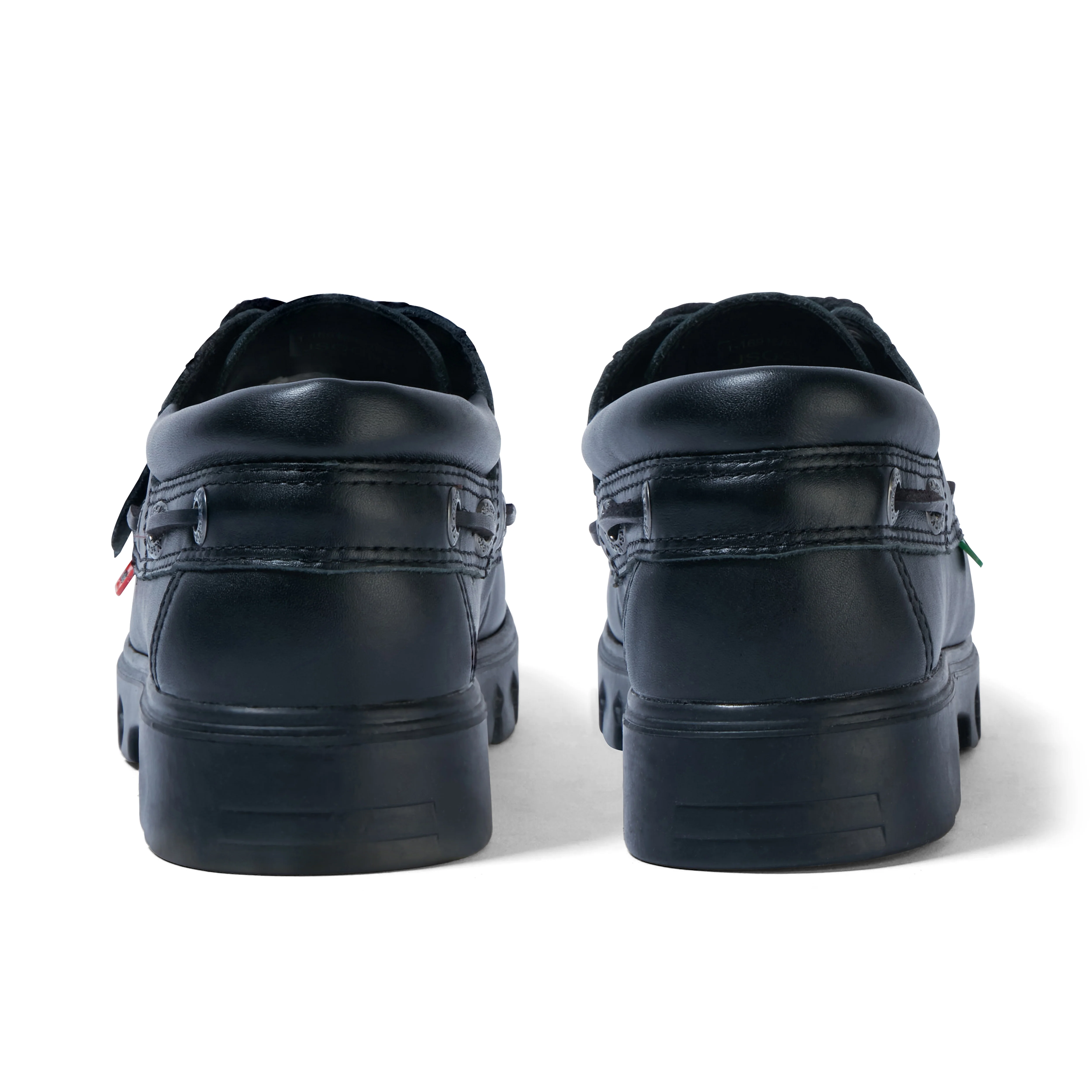 Adult Unisex Lennon Boatshoe Leather Black - Image 5