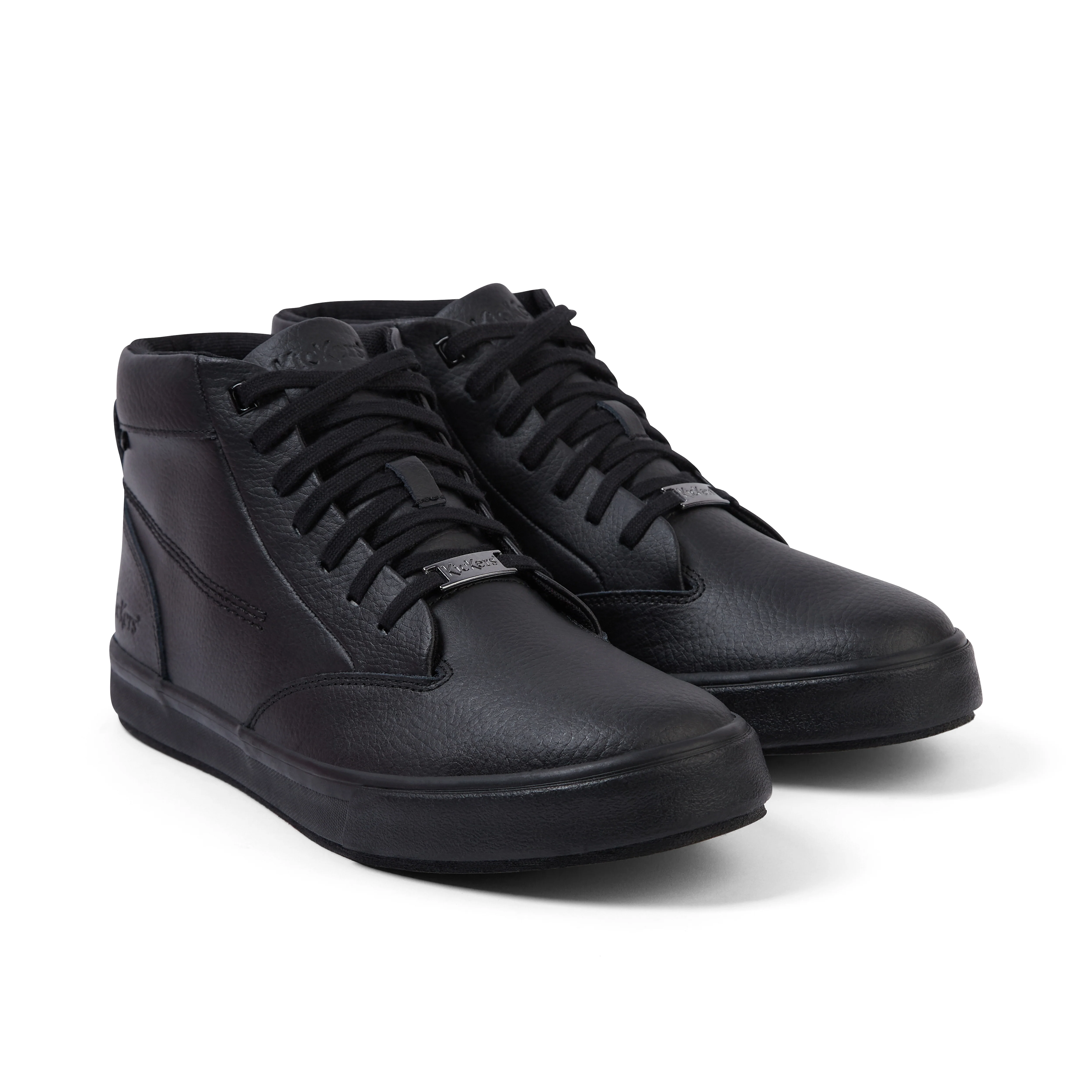 Adult Unisex Tovni Tumble Hi Leather Black - Image 3