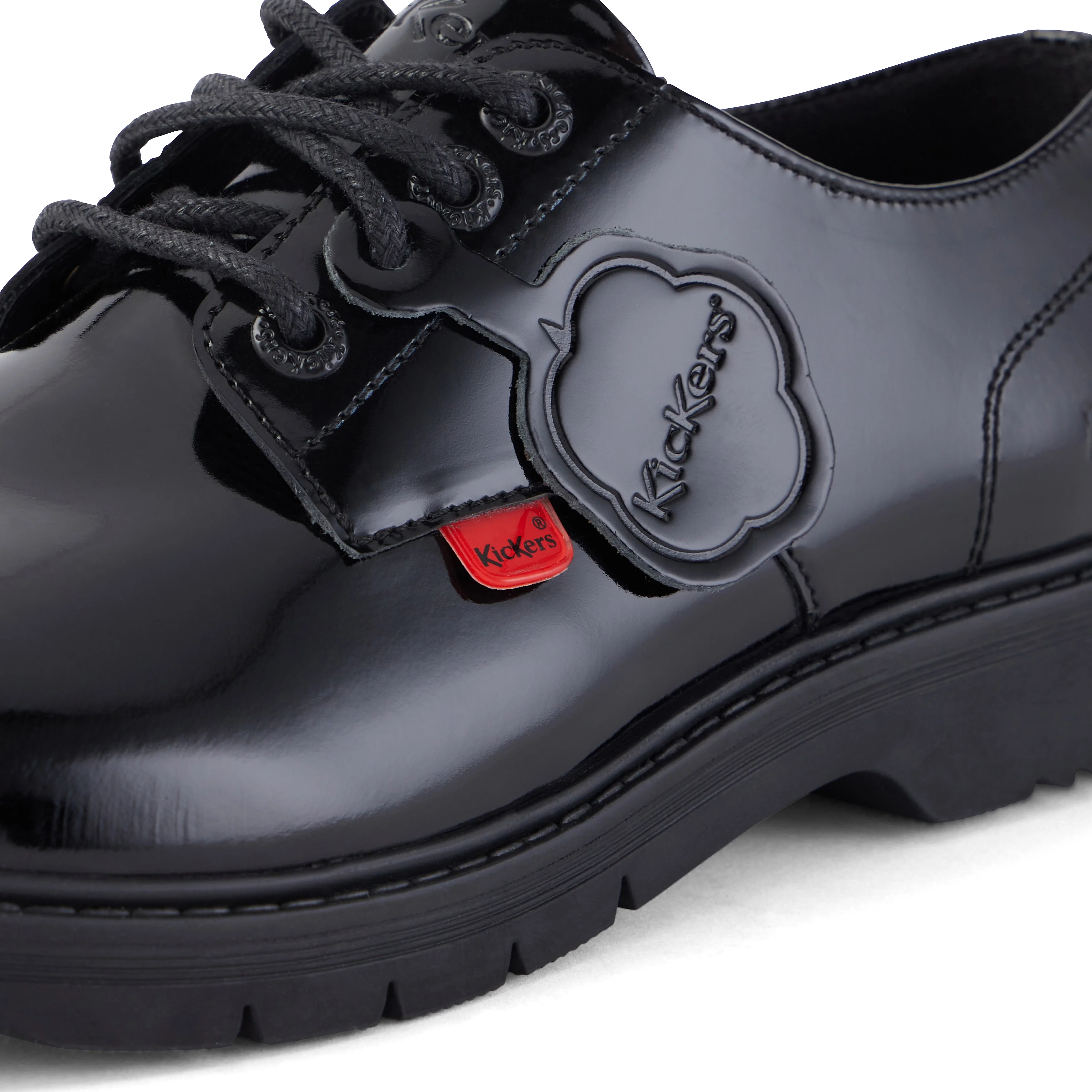 Adult Womens Finley Lo Patent Leather Black - Image 6
