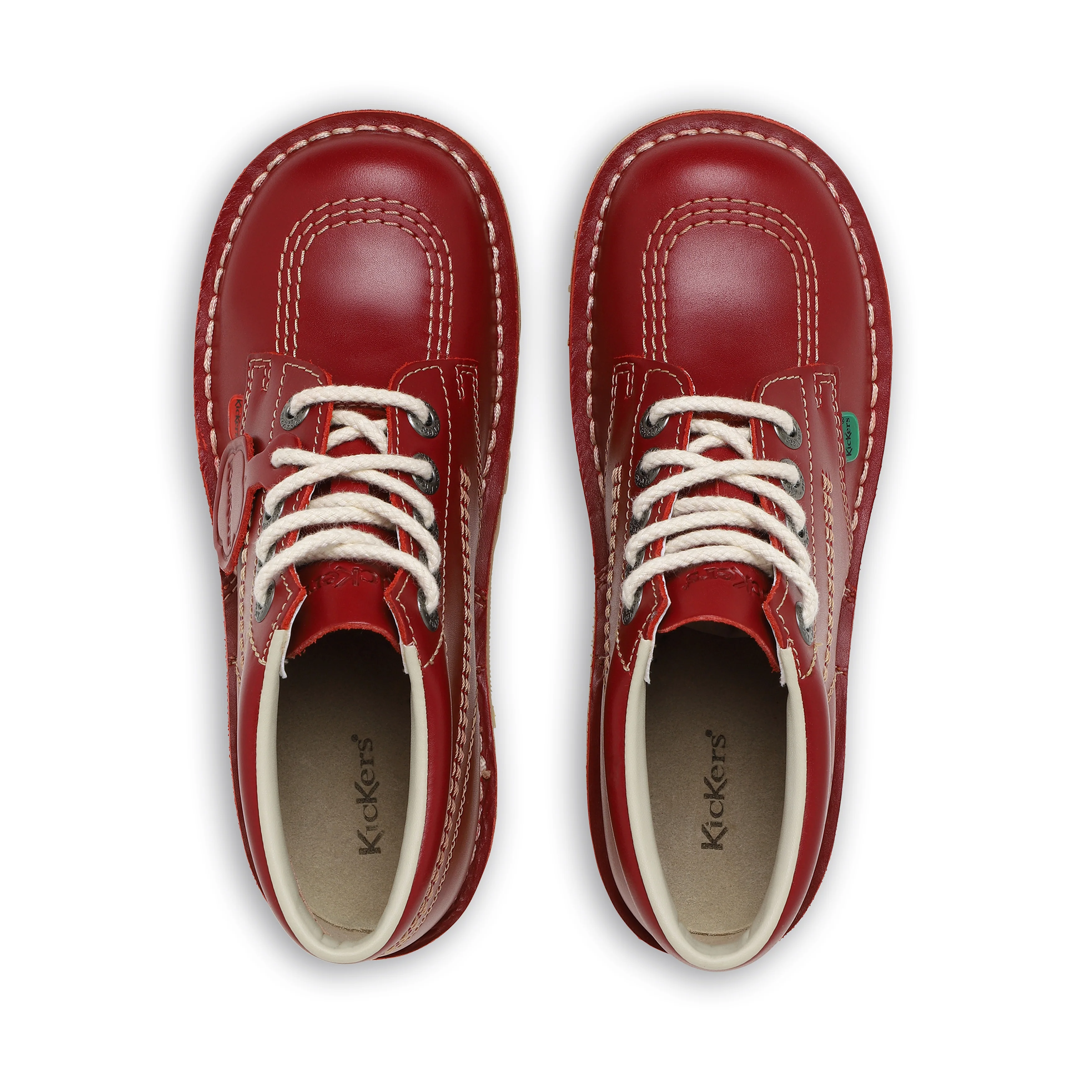 Adult Womens Kick Hi Leather Red - Image 4