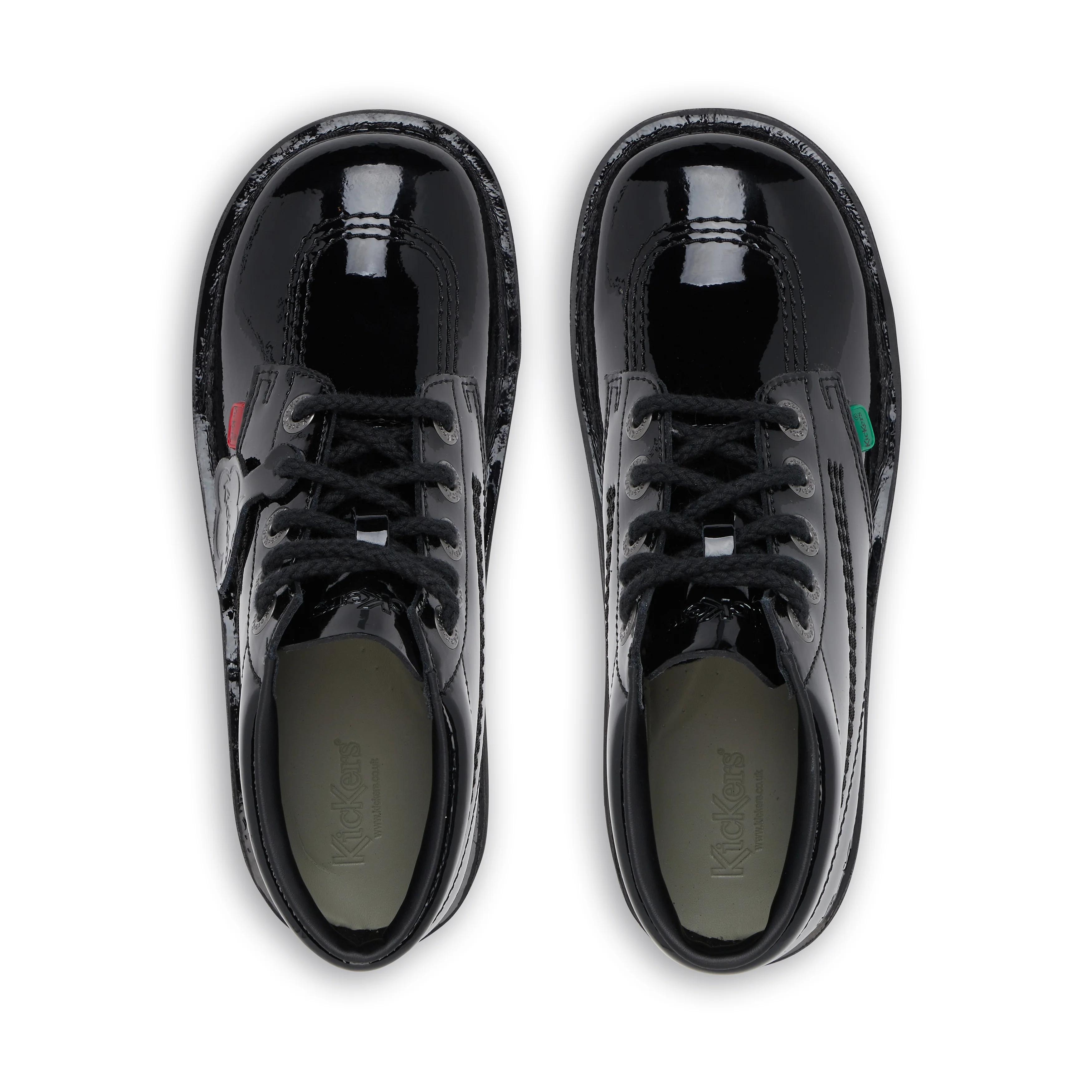 Adult Womens Kick Hi Patent Leather Black - Image 4