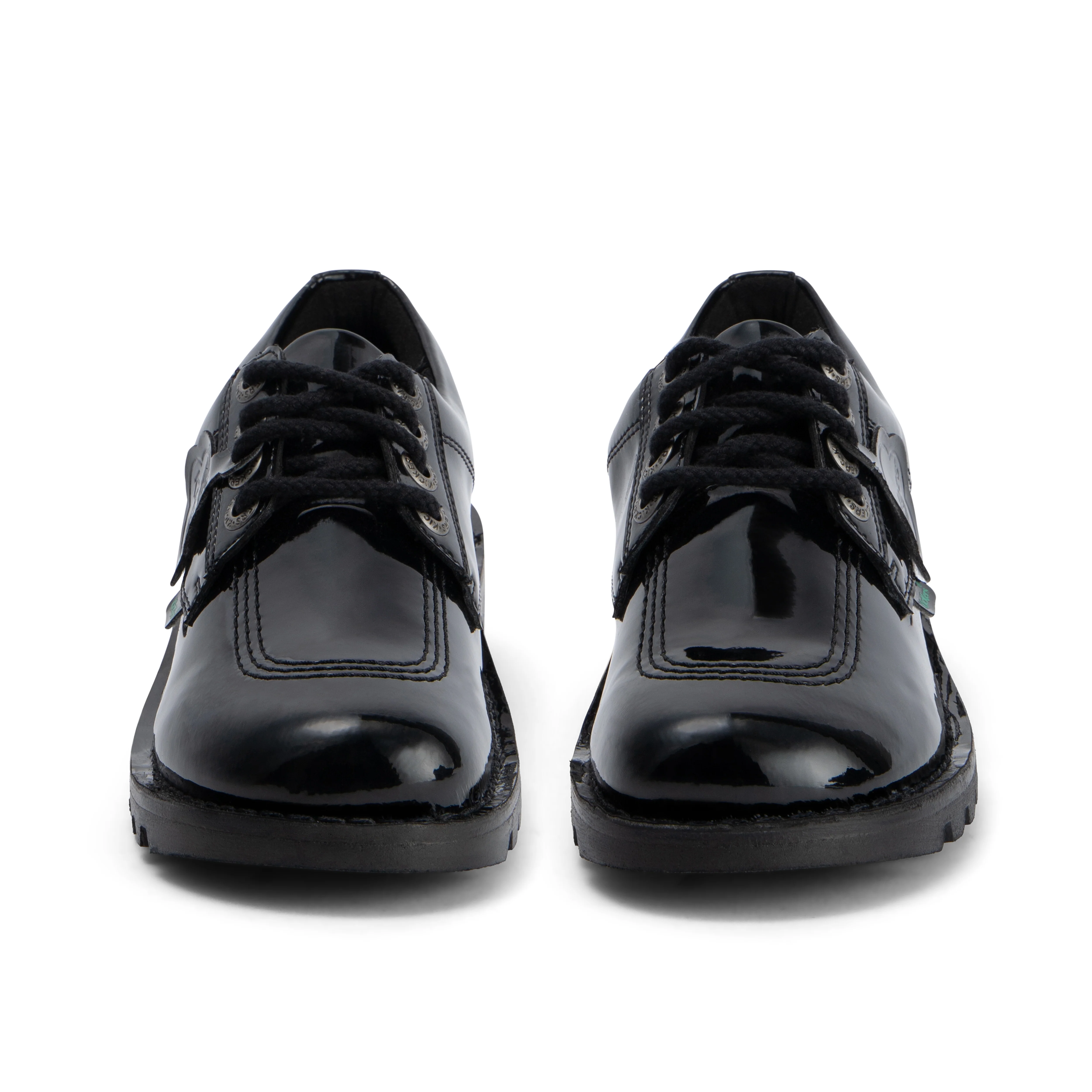Adult Womens Kick Lo Leather Alternative Patent Leather Black - Image 2