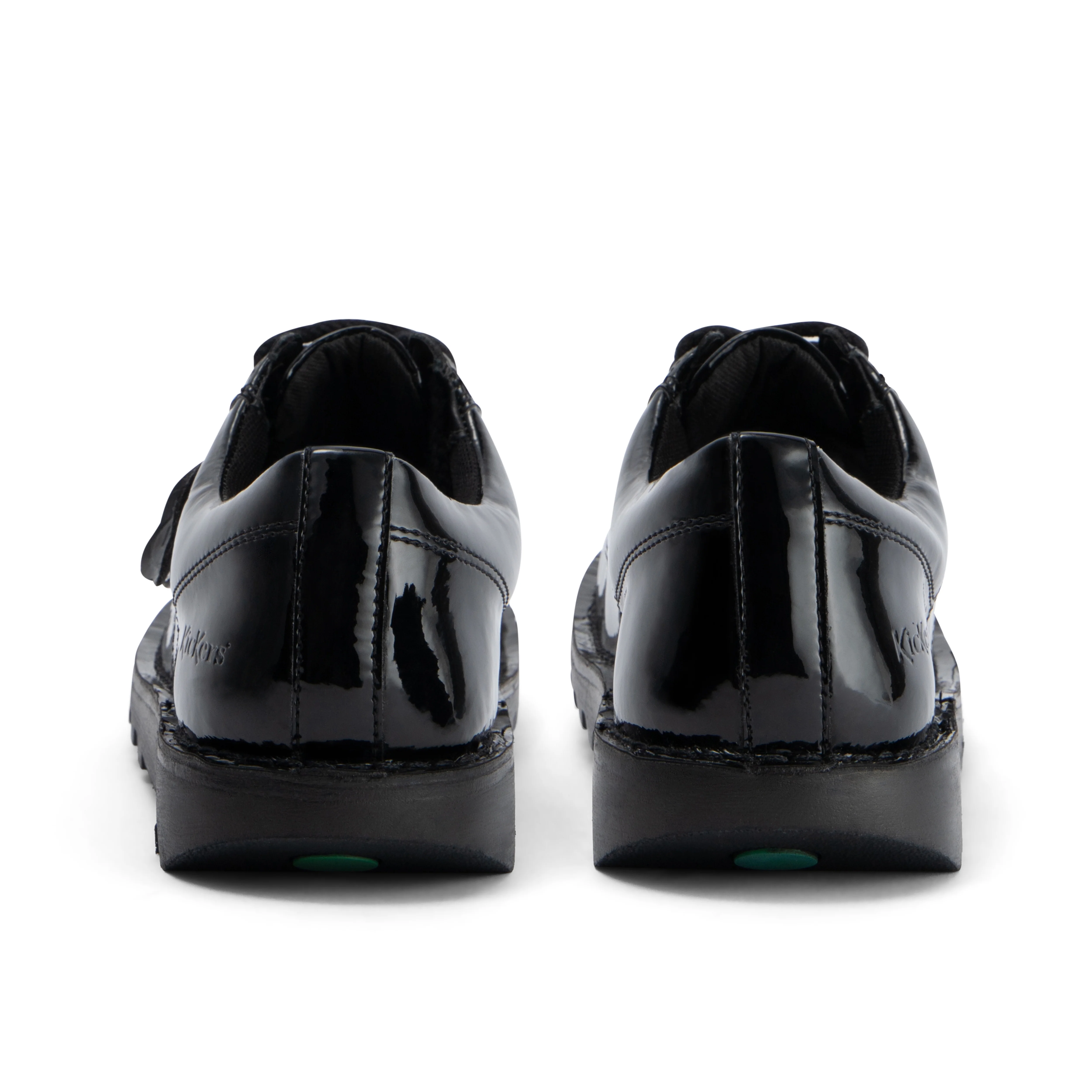 Adult Womens Kick Lo Leather Alternative Patent Leather Black - Image 5
