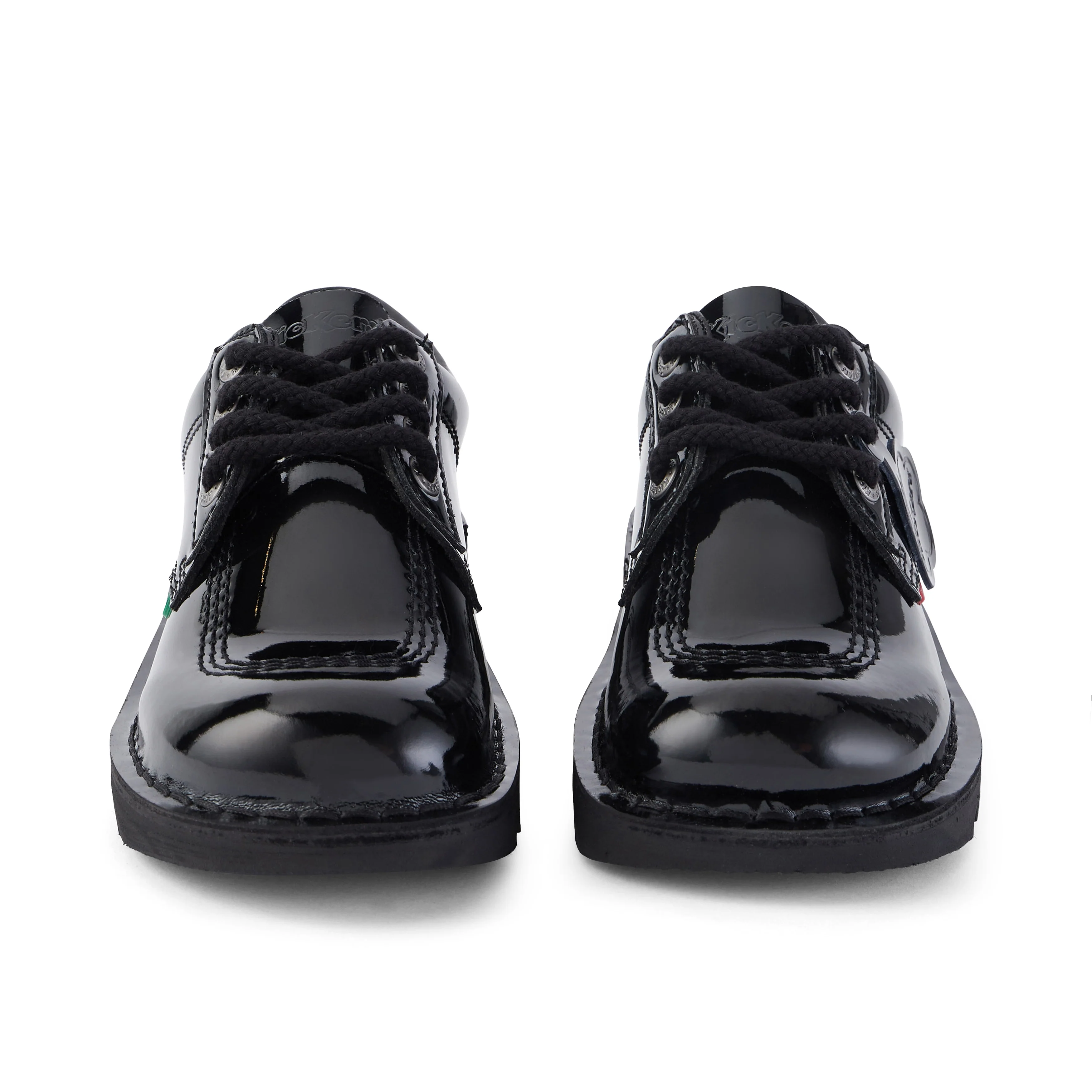 Adult Womens Kick Lo Patent Leather Black - Image 2