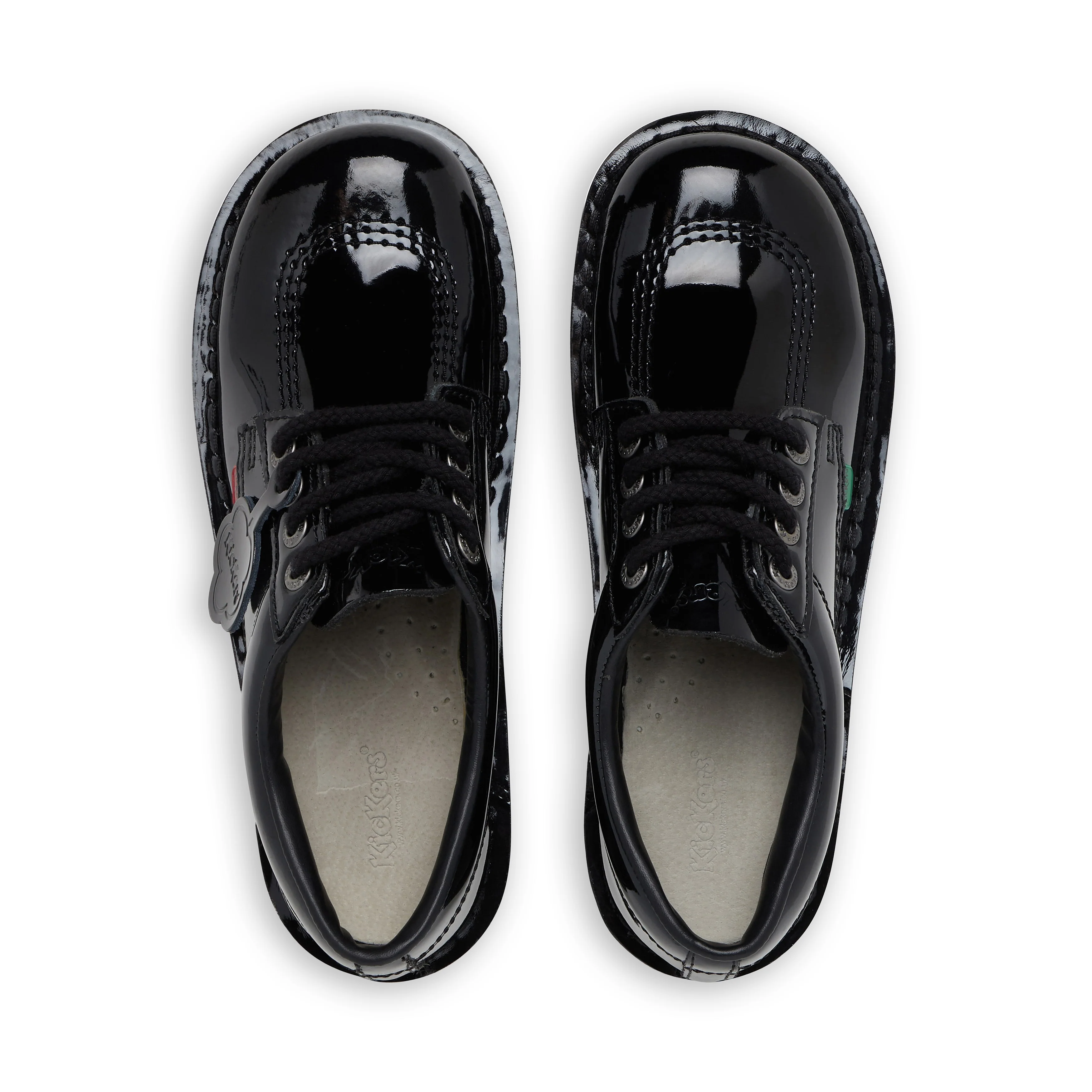 Adult Womens Kick Lo Patent Leather Black - Image 4