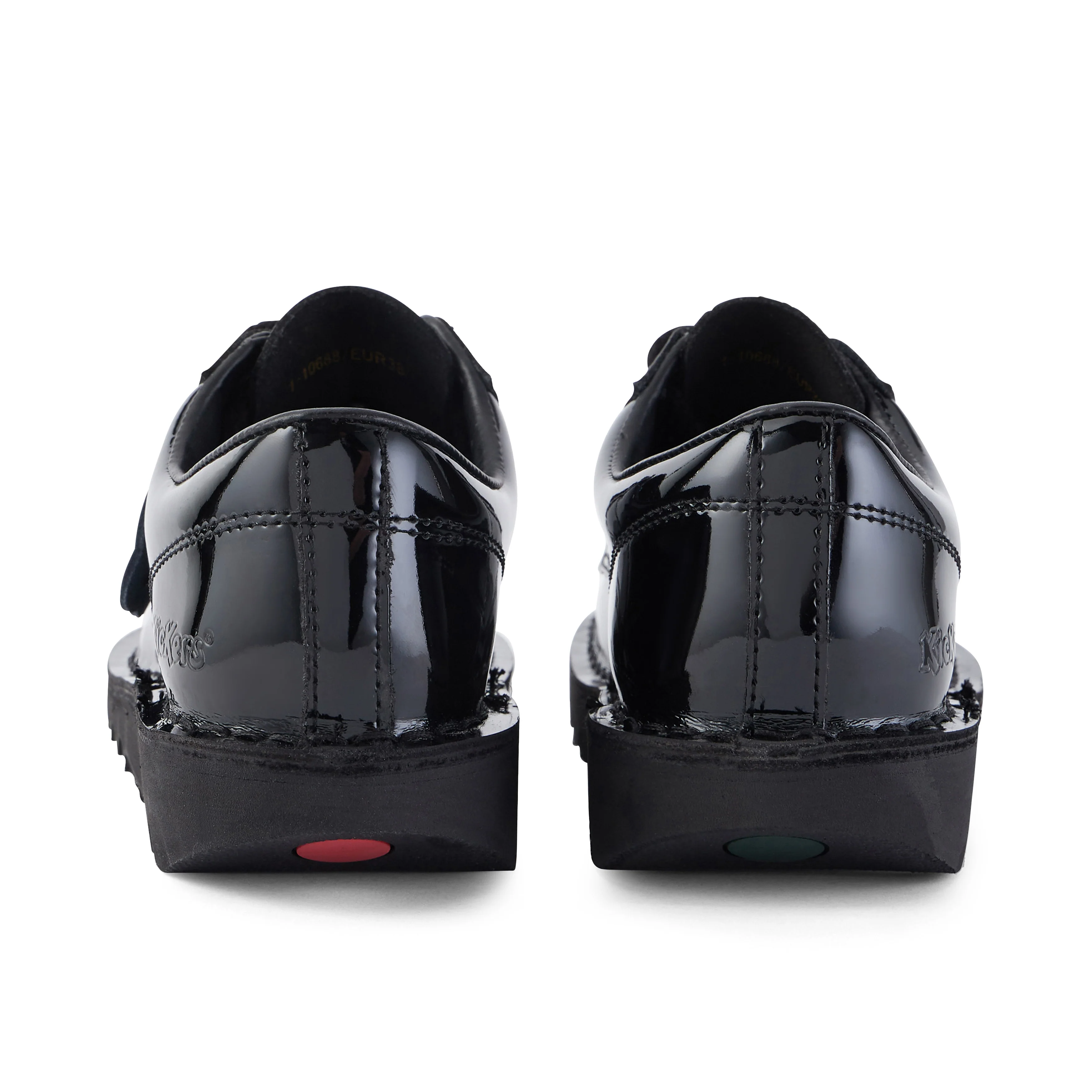 Adult Womens Kick Lo Patent Leather Black - Image 5