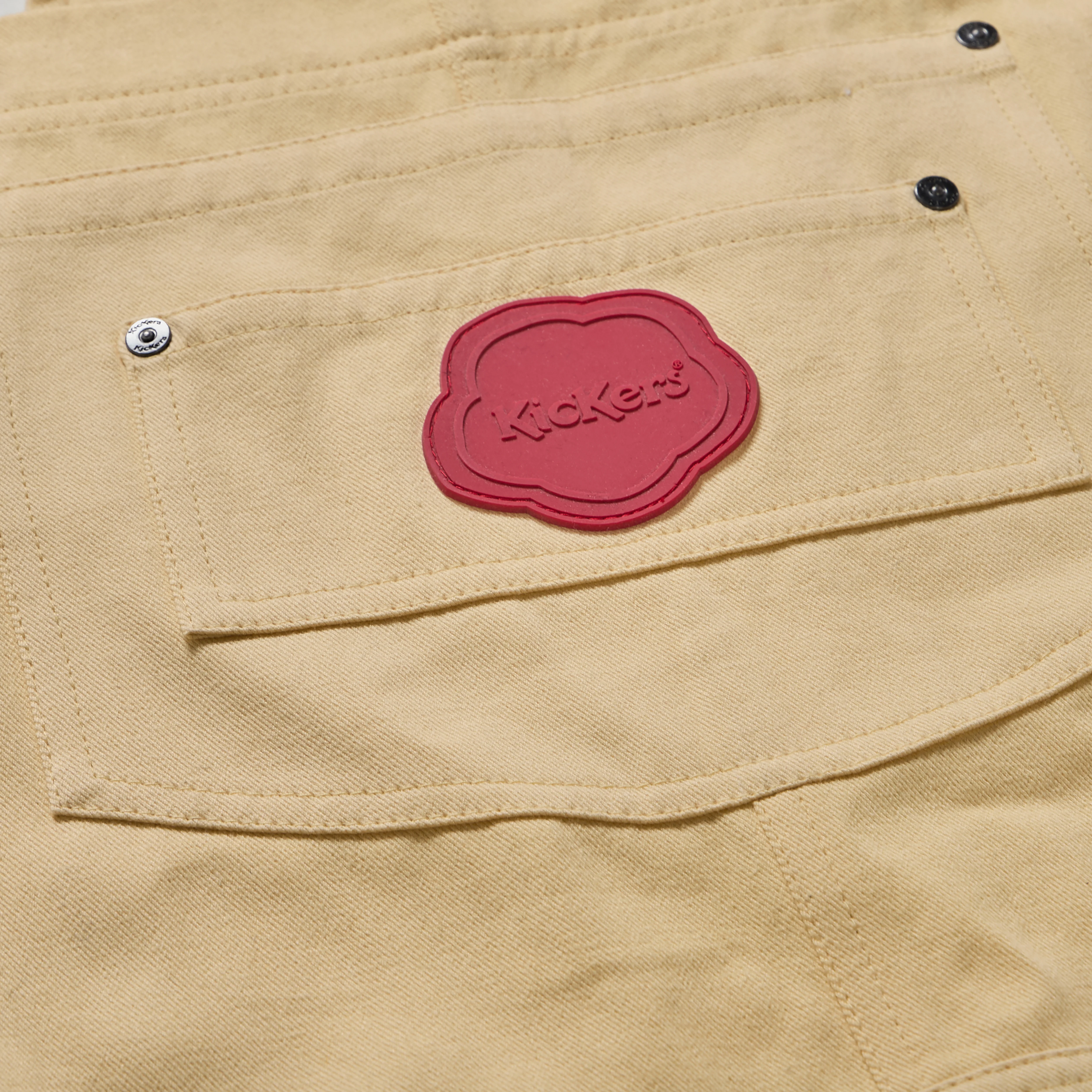 Adult Womens Kickers Classic Dungaree Yellow - Image 3