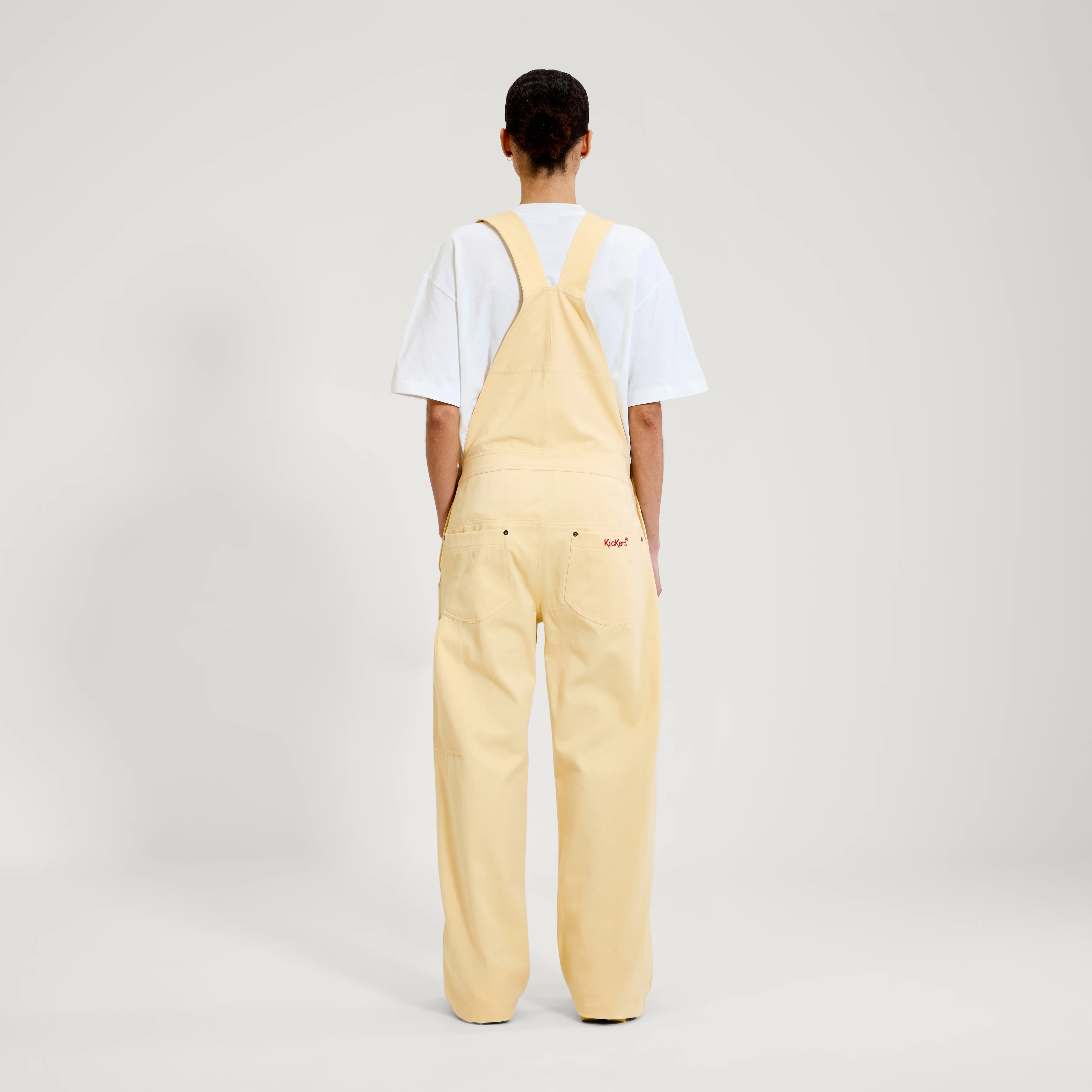 Adult Womens Kickers Classic Dungaree Yellow - Image 6