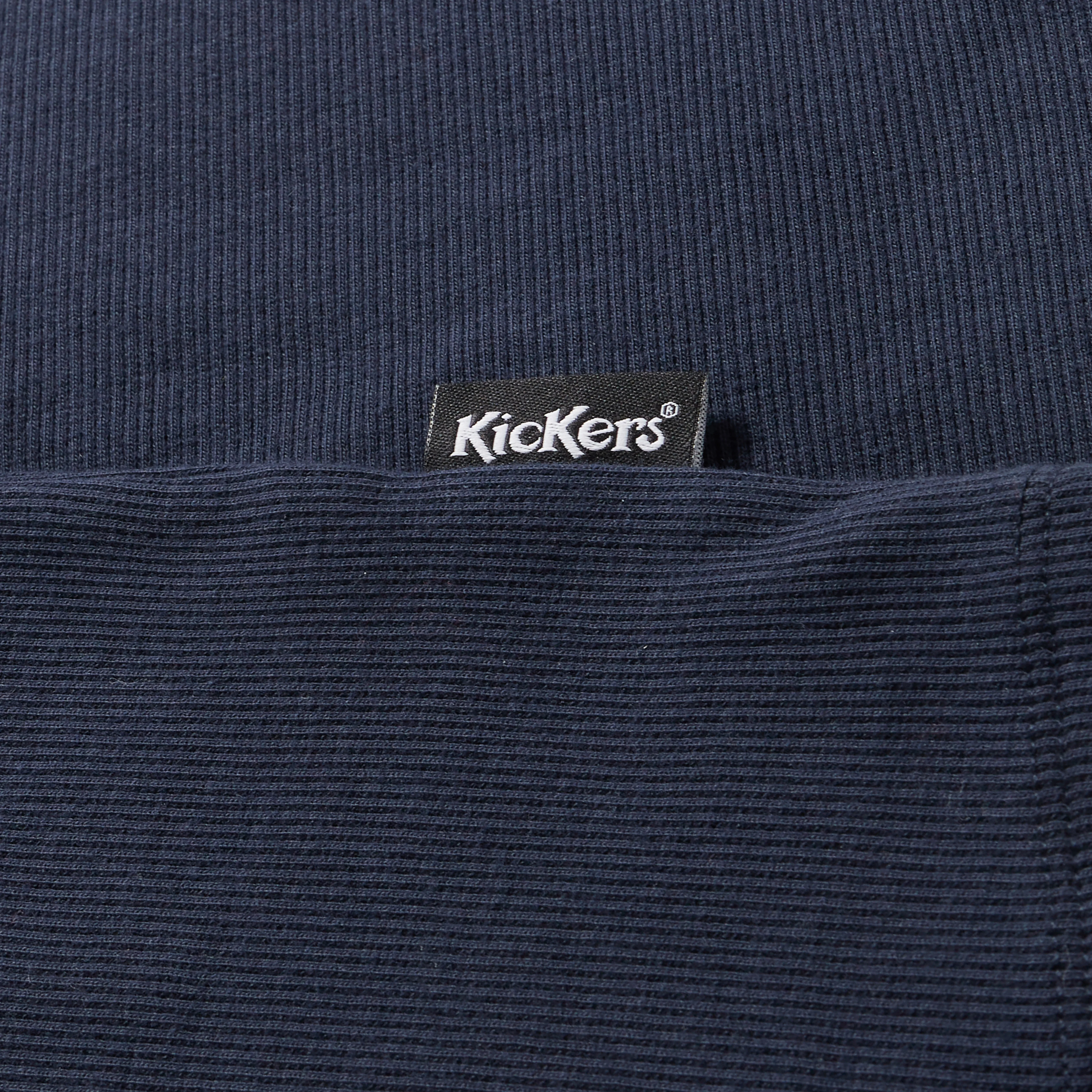 Adult Womens Kickers Classic Ribbed Vest Navy - Image 6