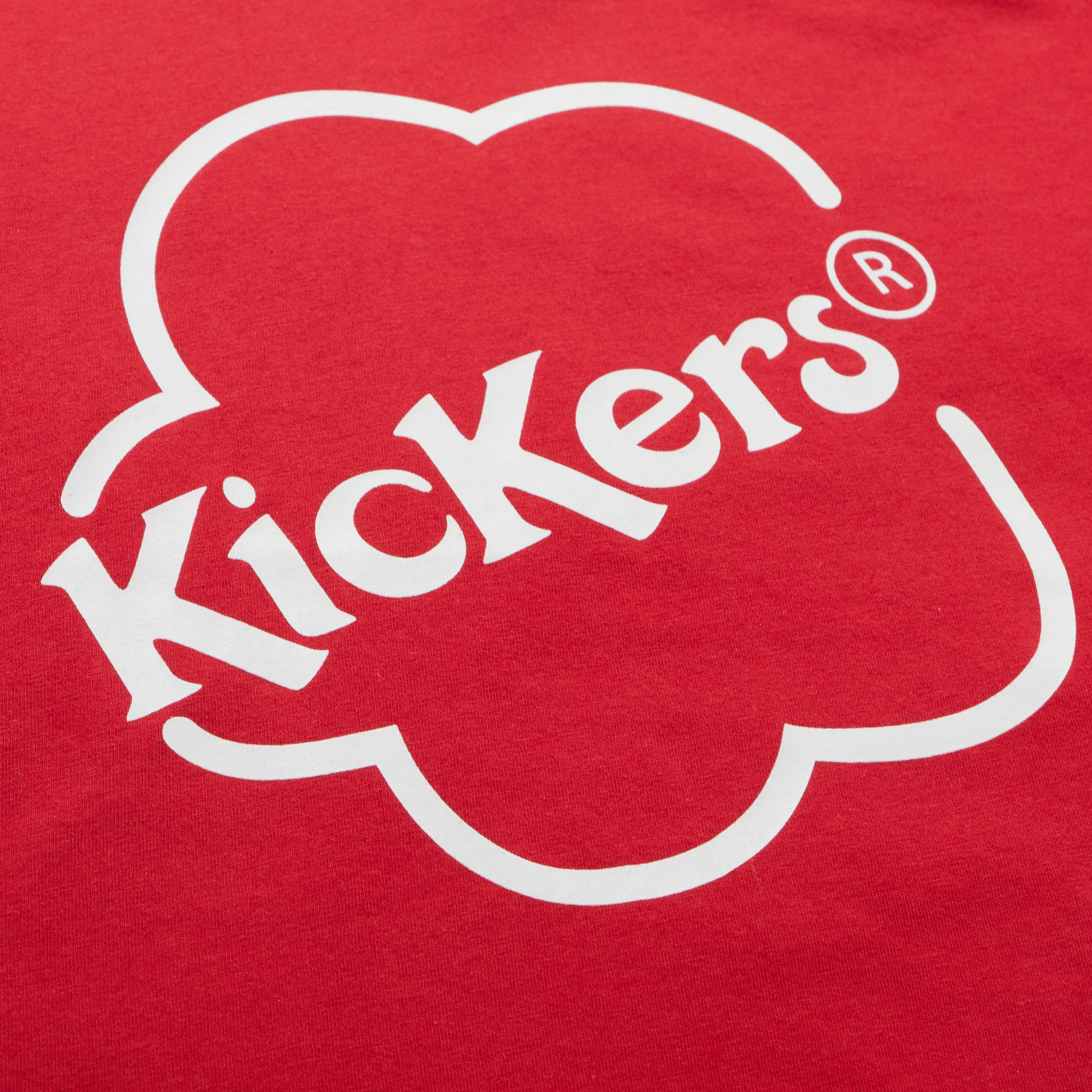 Adult Womens Kickers Classic Skinny Tee Red - Image 3