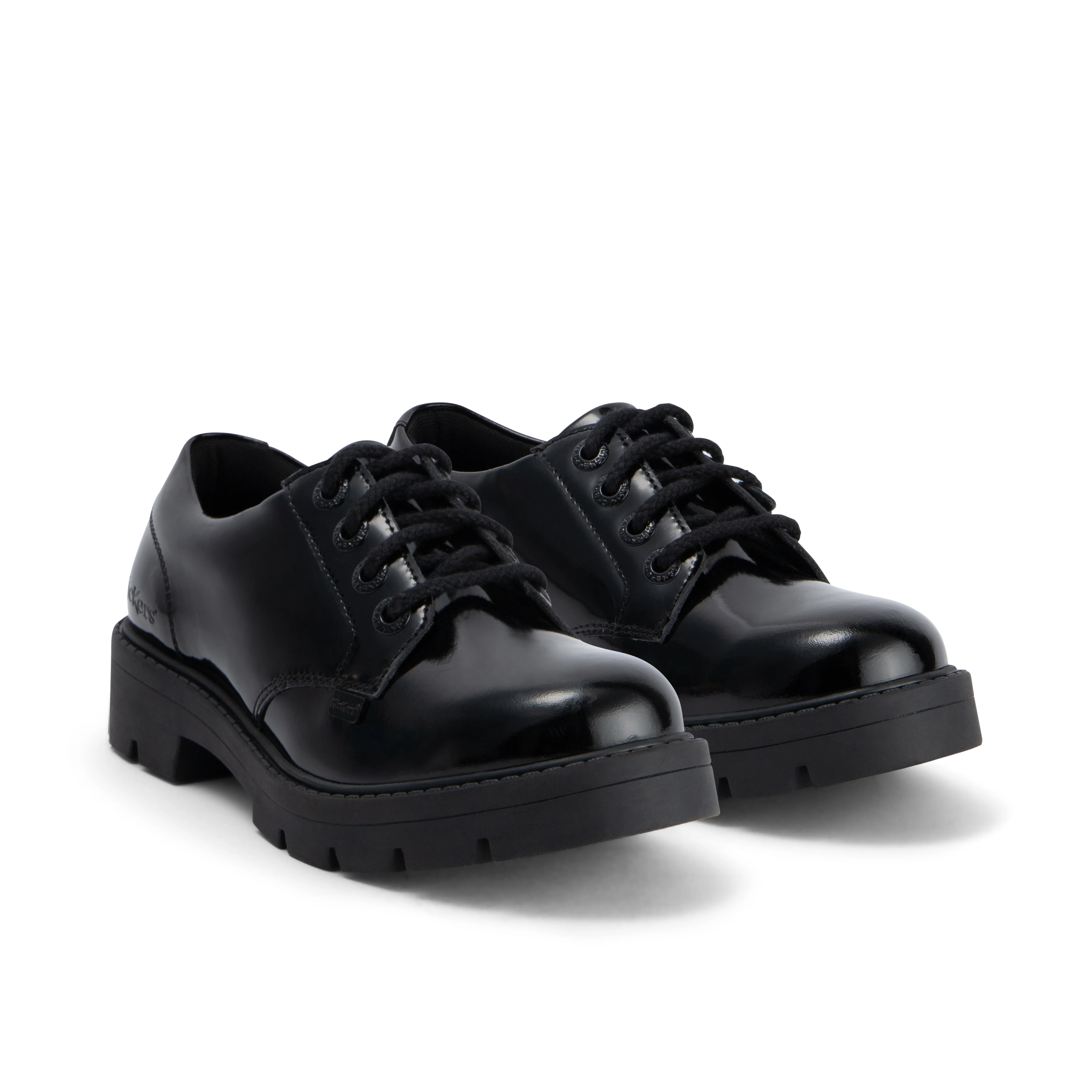 Adult Womens Kori Lace Patent Leather Black - Image 3