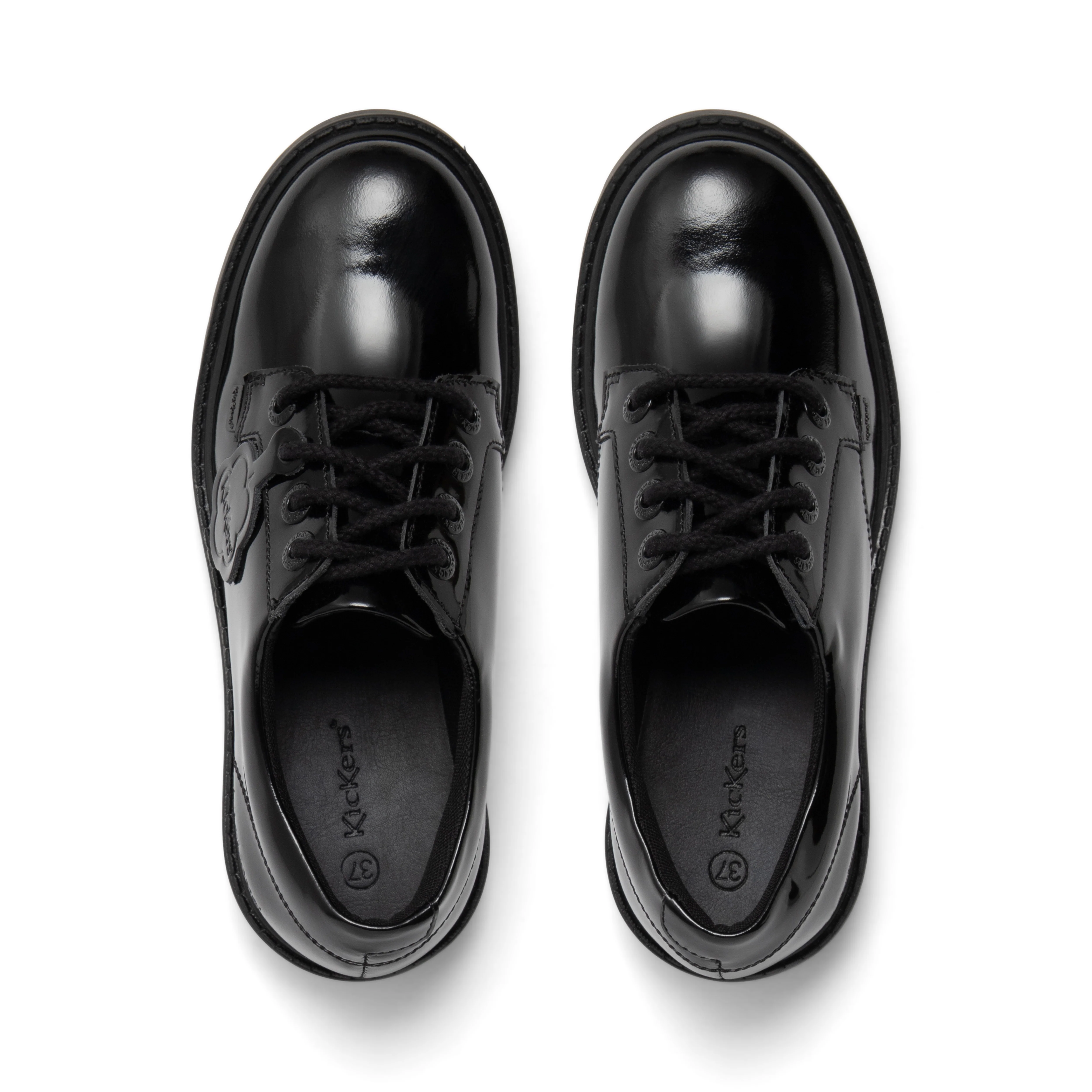 Adult Womens Kori Lace Patent Leather Black - Image 4