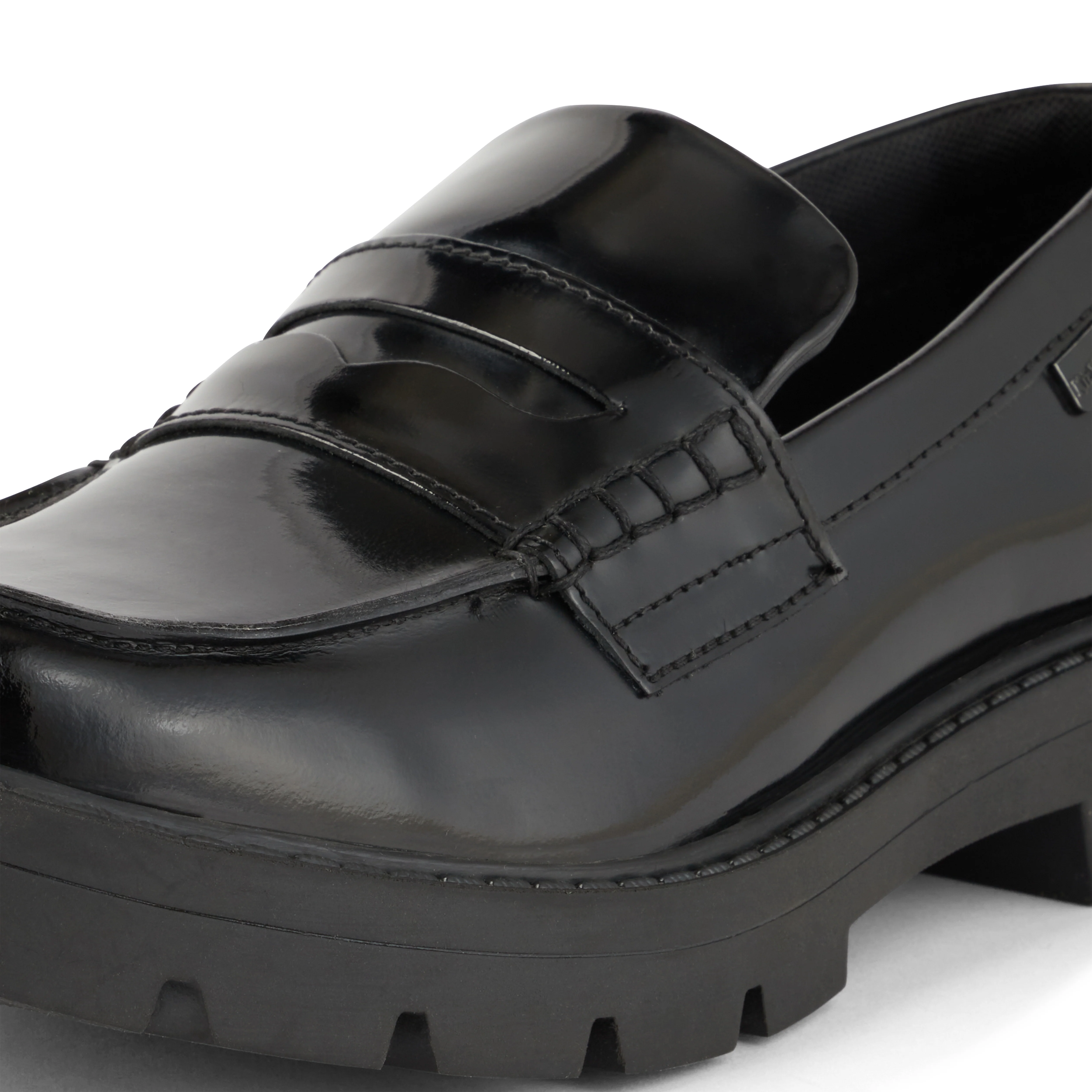 Adult Womens Kori Loafer Leather Black - Image 6