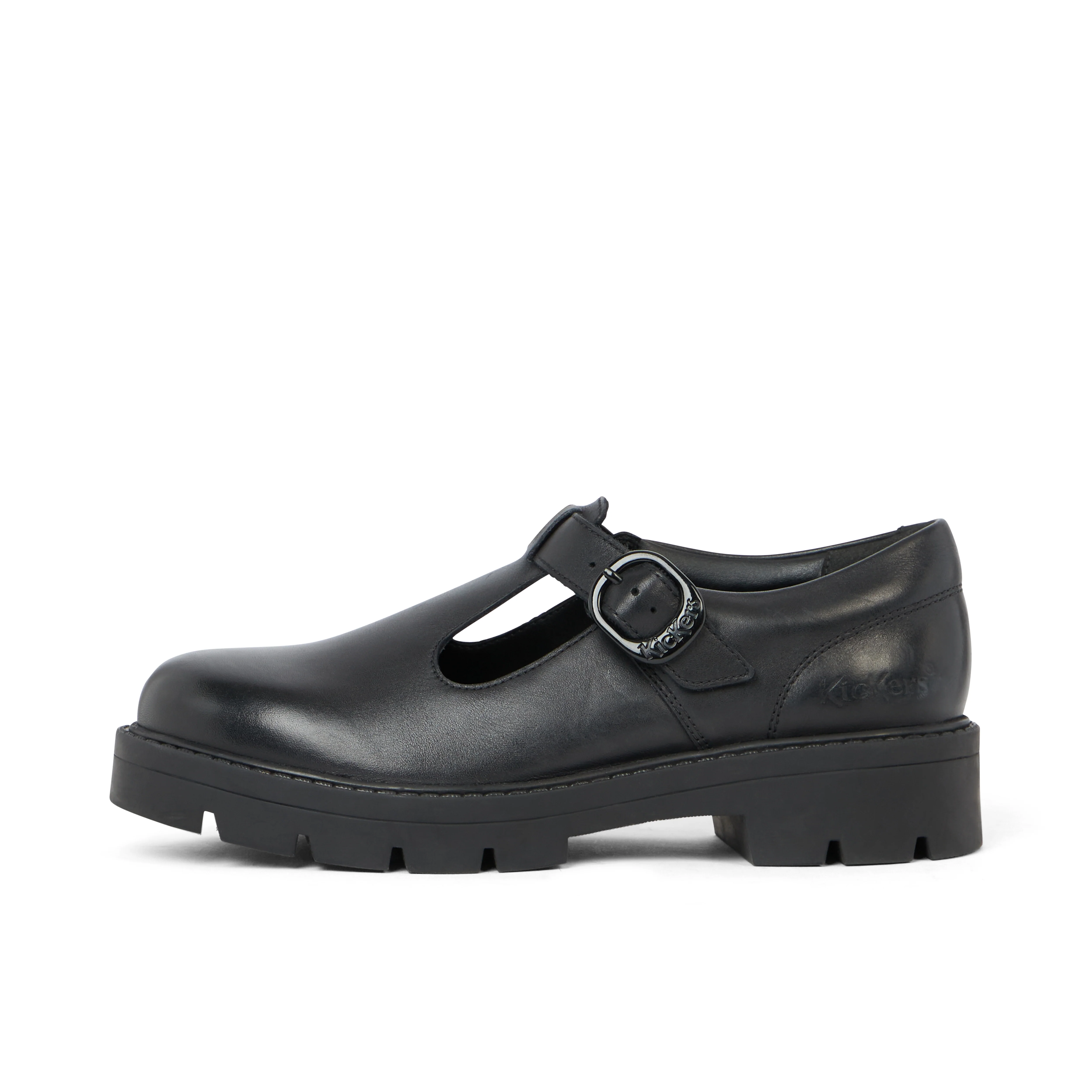 Adult Womens Kori T Bar Leather Black