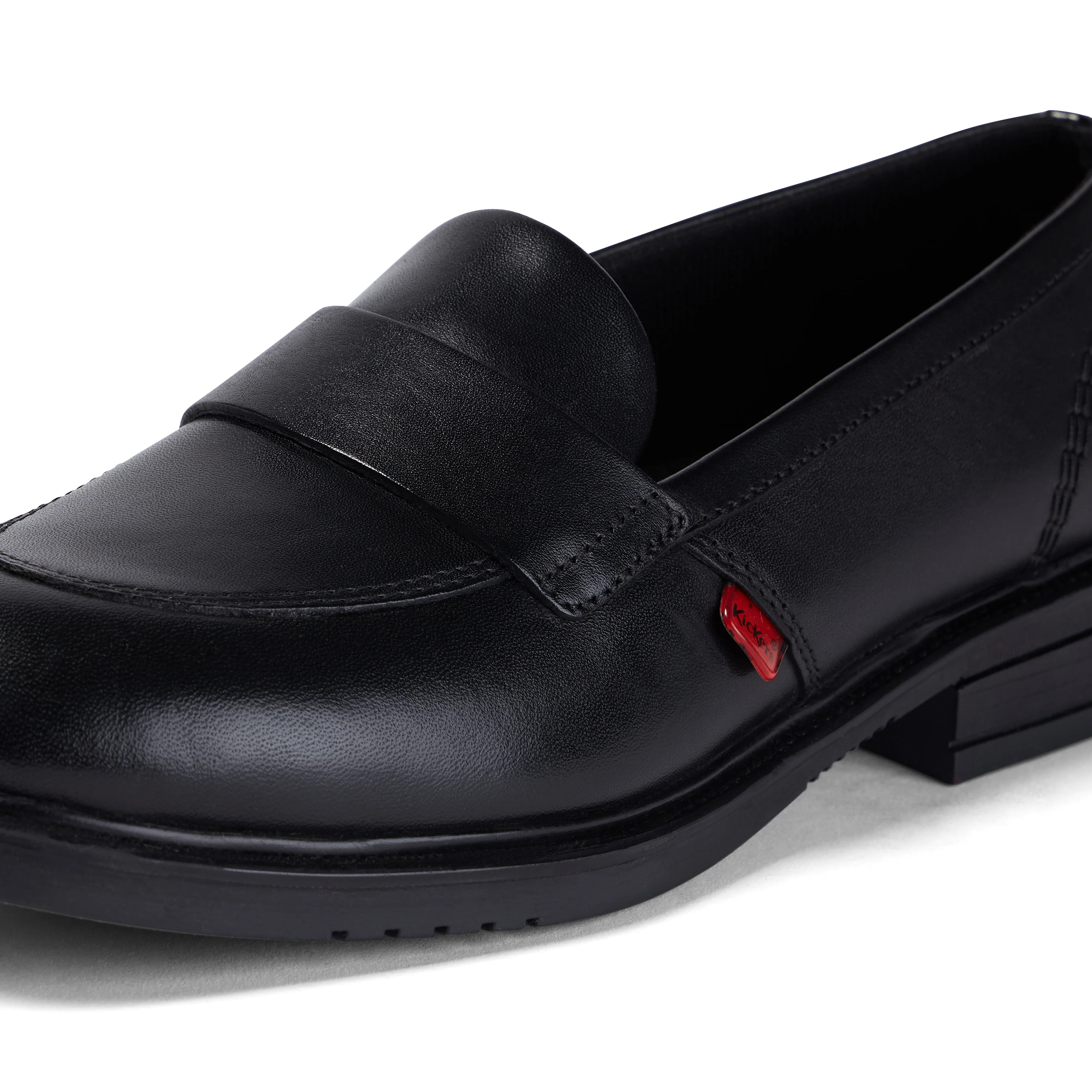 Adult Womens Lach Slip Leather Black - Image 6