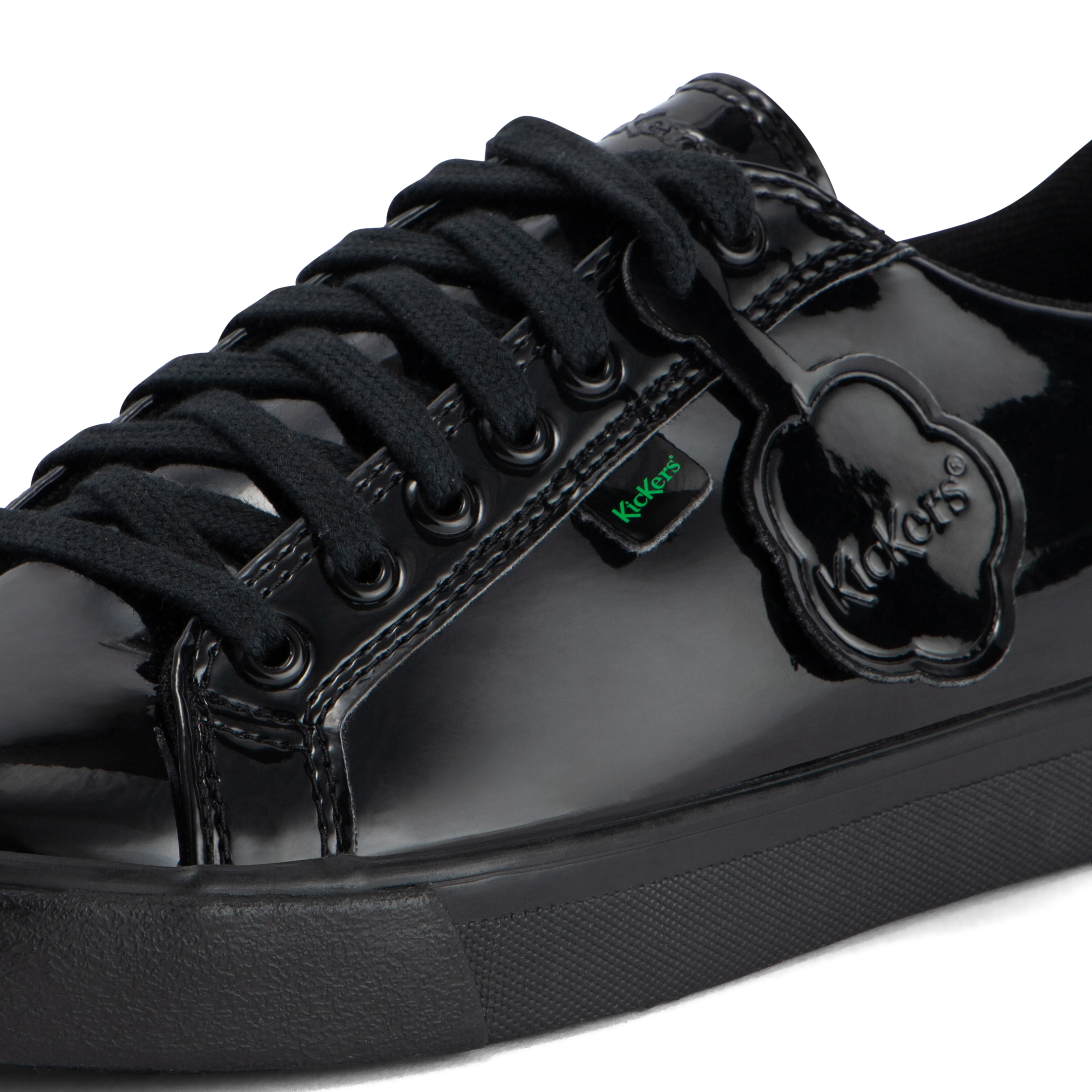 Adult Womens Tovni Lacer Leather Alternative Patent Leather Black - Image 6