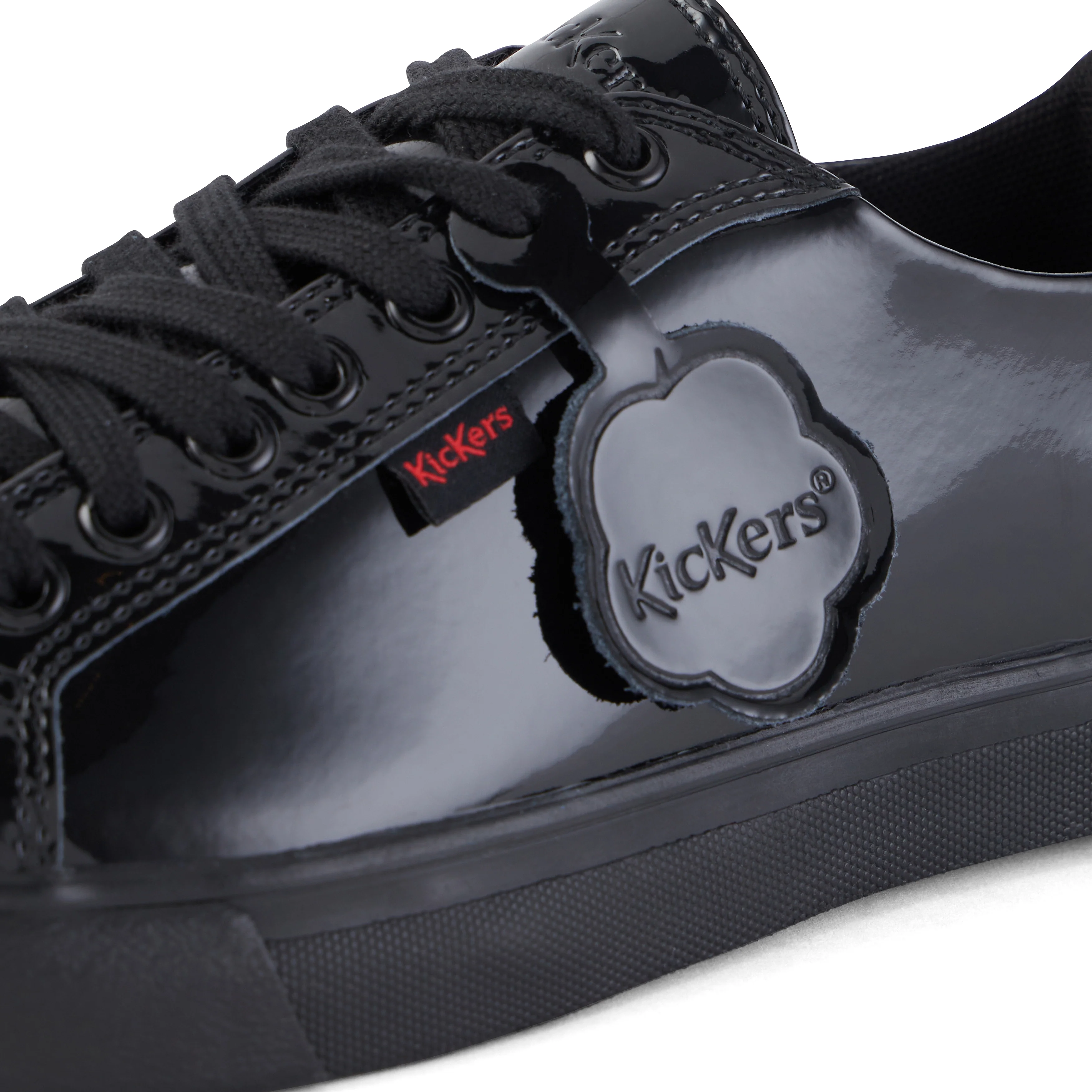 Adult Womens Tovni Lacer Patent Leather Black - Image 6